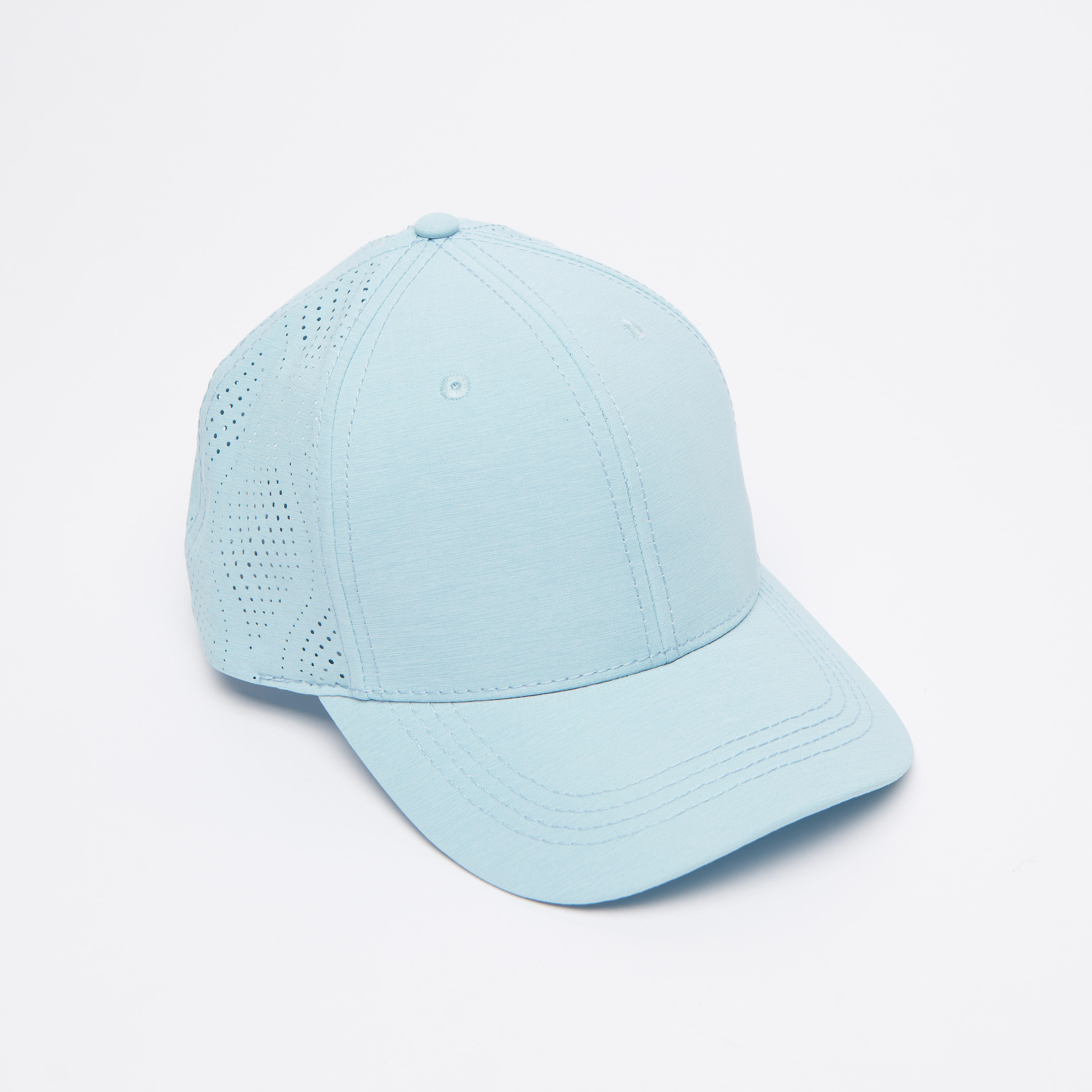 Perforated Cap with Hook and Loop Closure-women-clothingaccessories-capsandhats-image-1