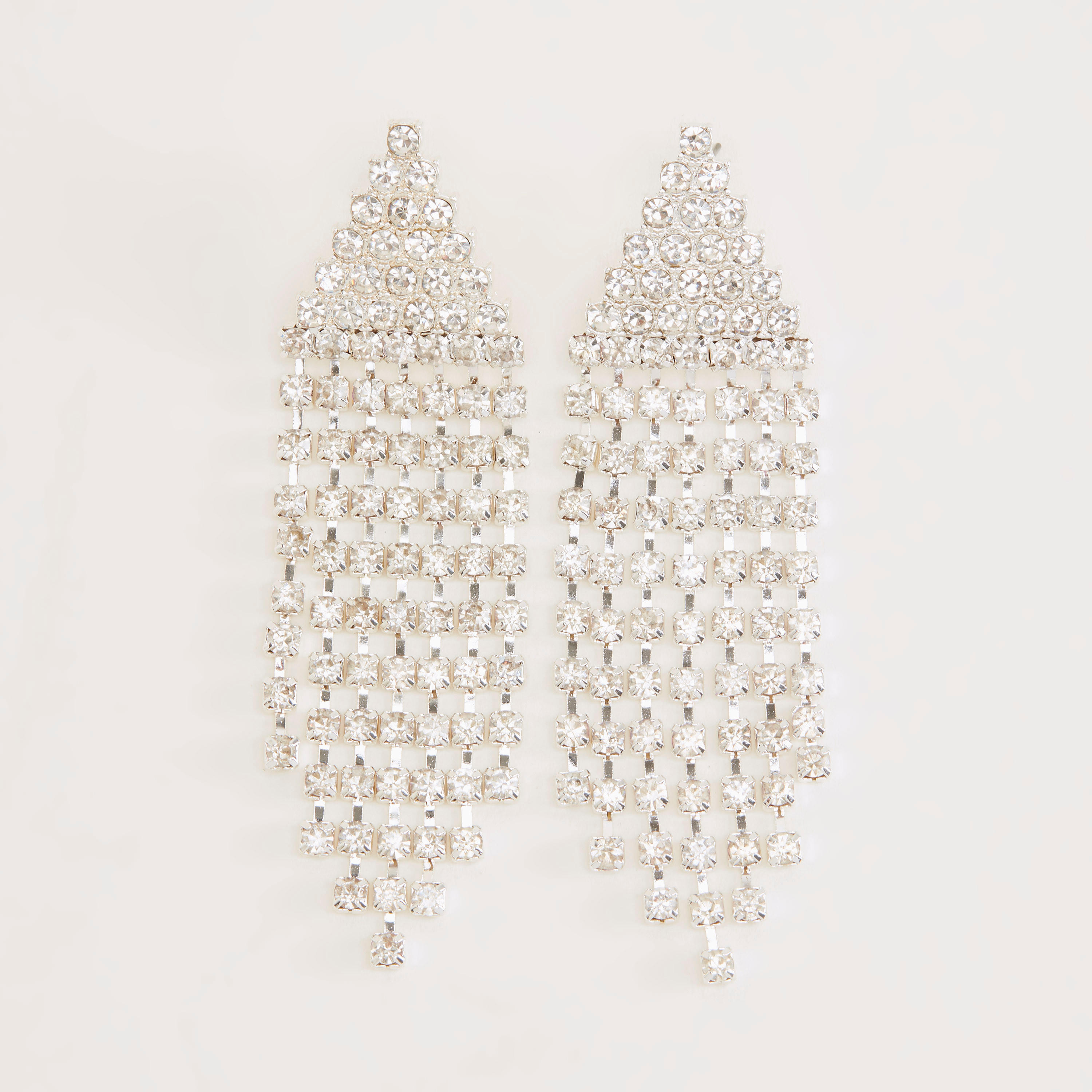 Embellished Dangling Earrings with Pushback Closure-women-watchesandjewellery-jewellery-earrings-image-2