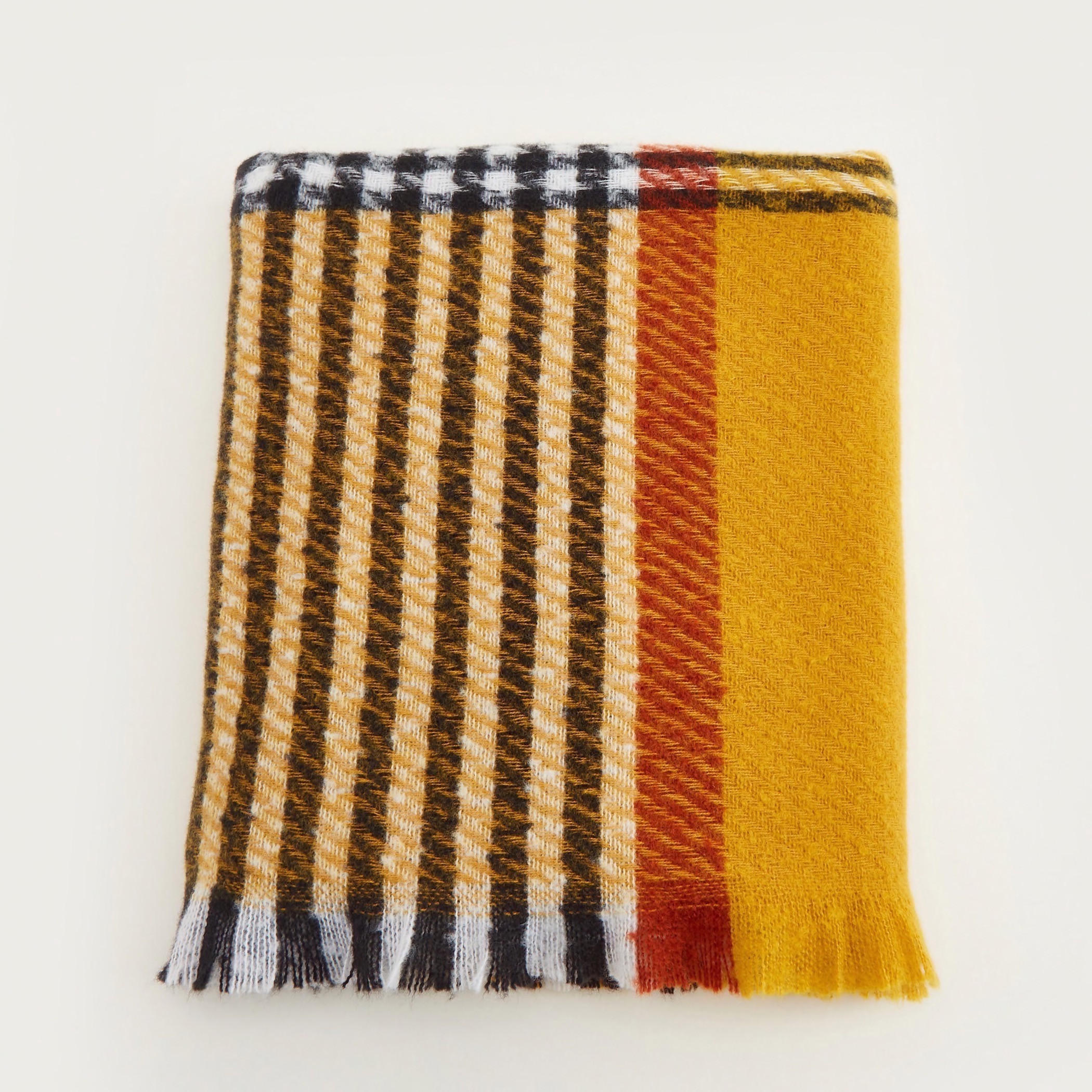 Houndstooth Scarf with Fringes-women-clothingaccessories-scarves-image-3