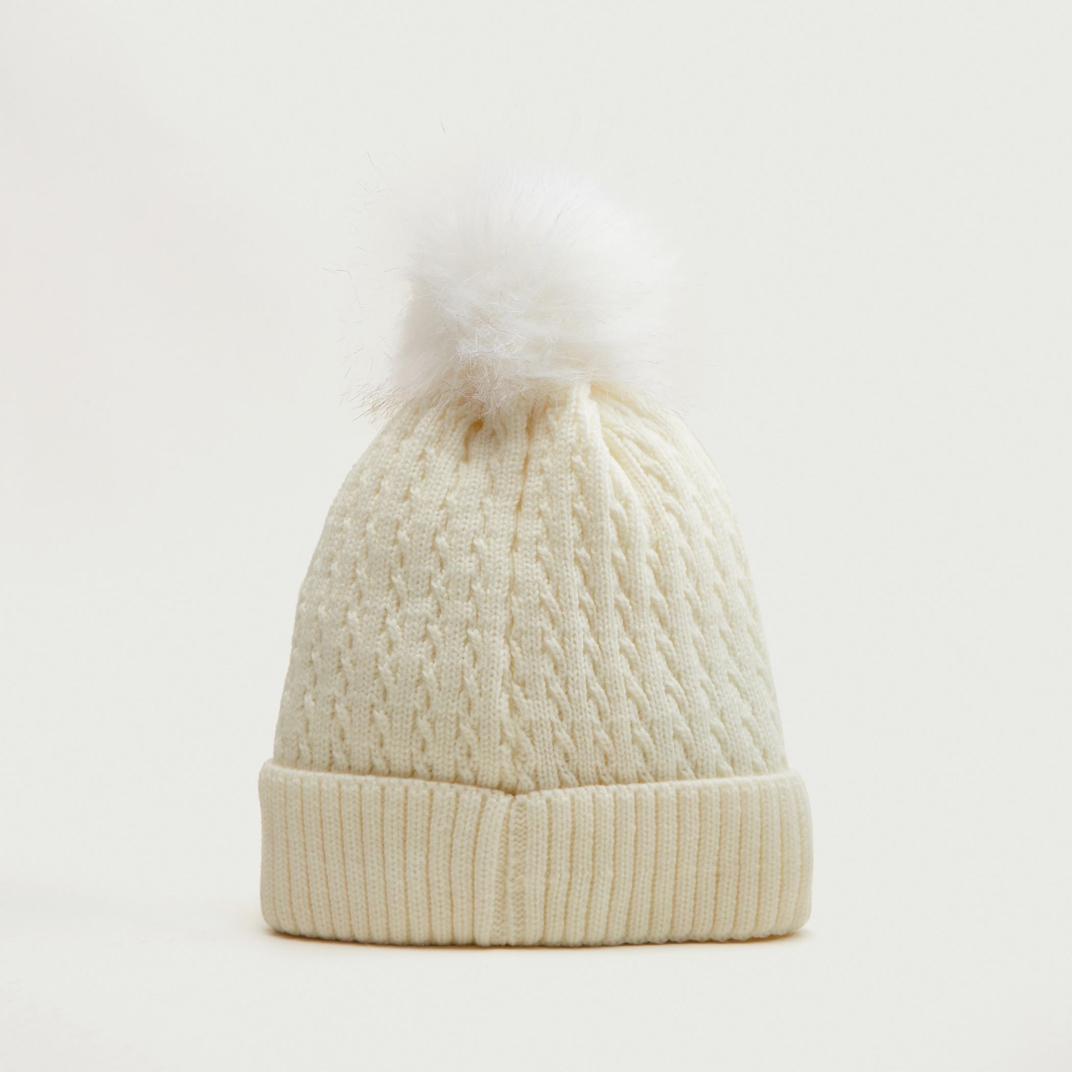قبعة بيني مزيّنة بأطراف مطّاطيّة وتفاصيل بوم بوم-women-clothingaccessories-capsandhats-image-3
