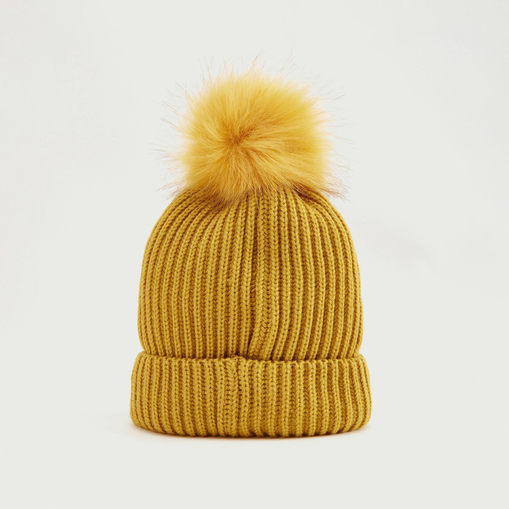 Textured Beanie with Pom-Pom Detail-women-clothingaccessories-capsandhats-image-3