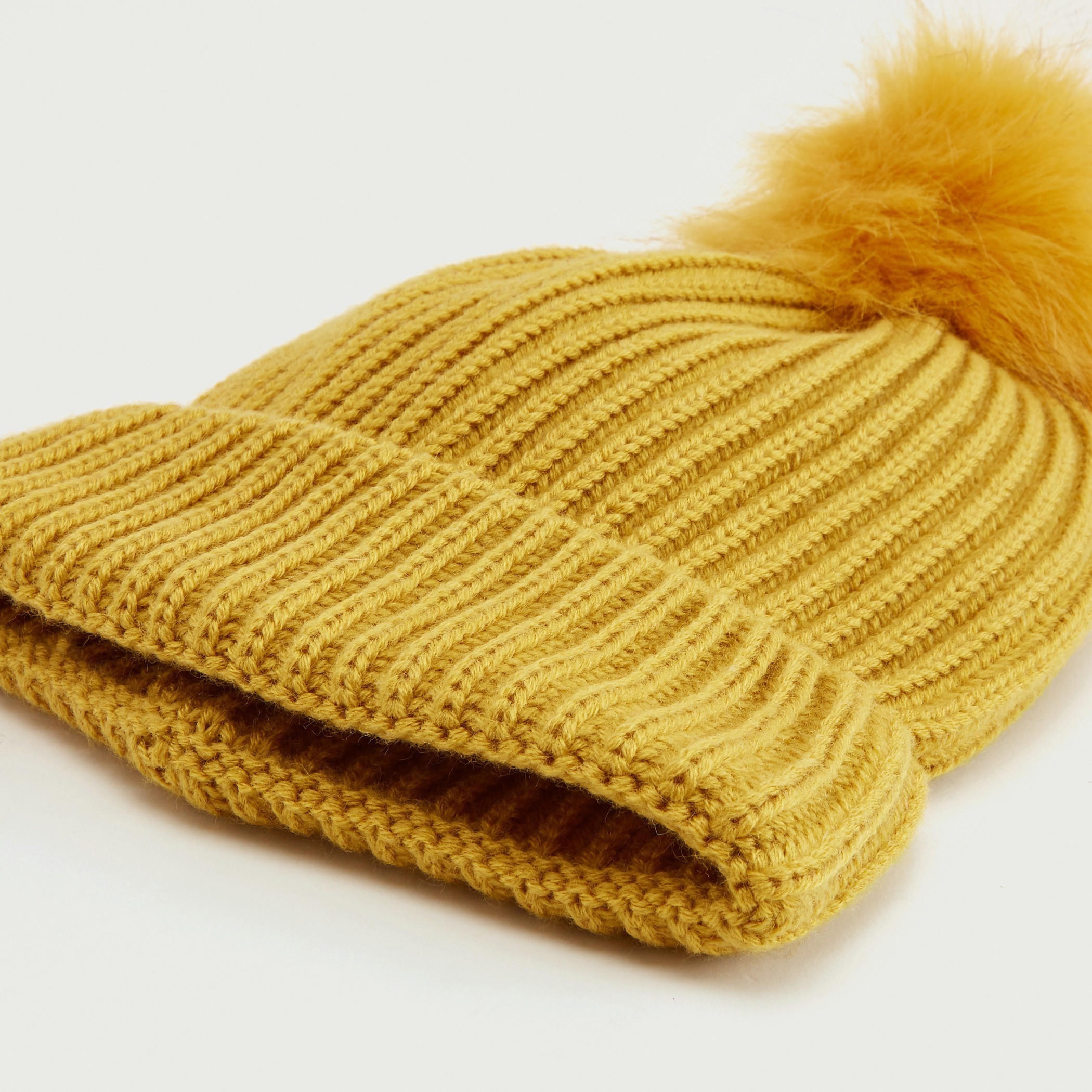 Textured Beanie with Pom-Pom Detail-women-clothingaccessories-capsandhats-image-4