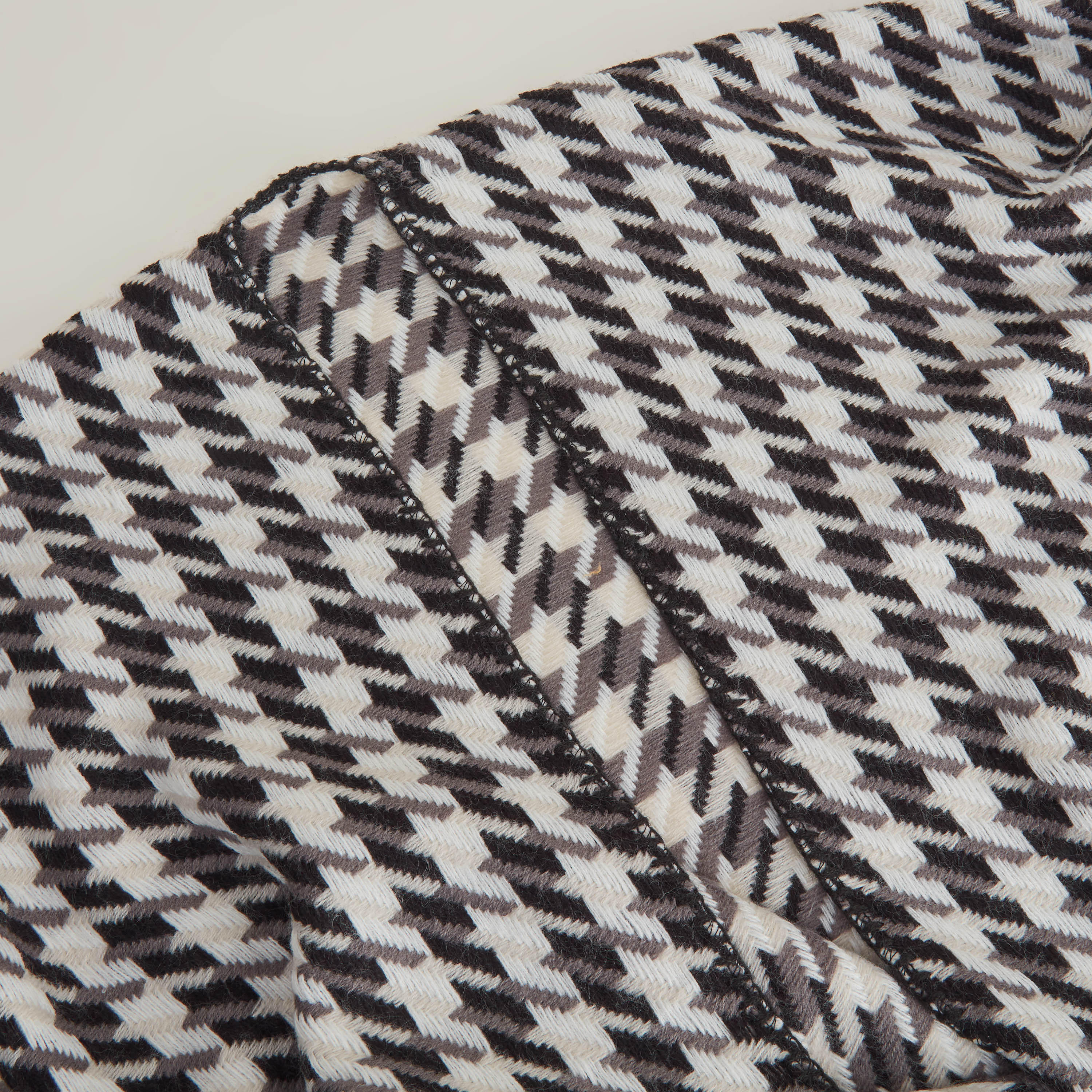 Houndstooth Poncho with Fringe Detail and Pockets-women-clothingaccessories-scarves-image-4
