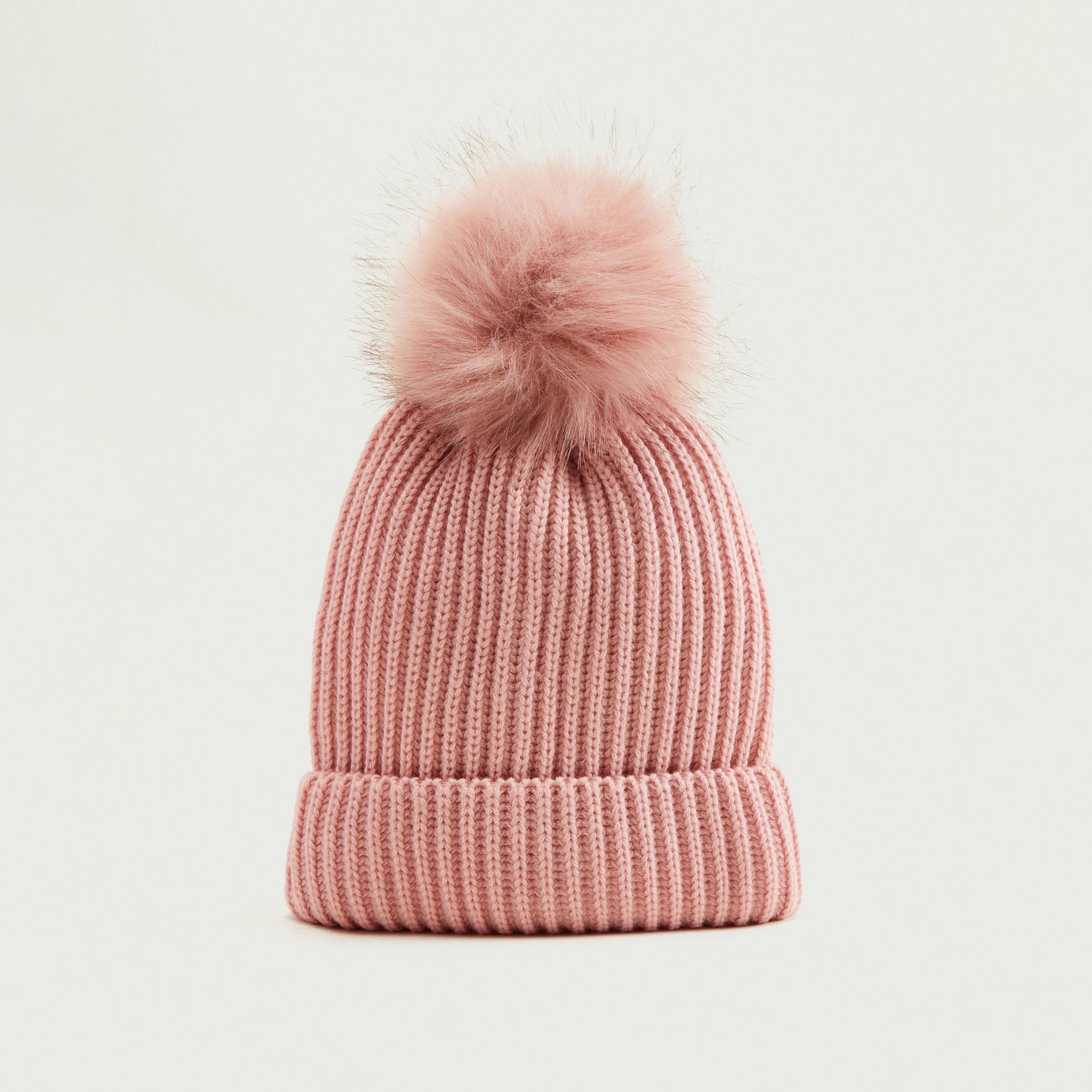 قبّعة بيني بارزة الملمس بتفاصيل بوم بوم-women-clothingaccessories-capsandhats-image-1