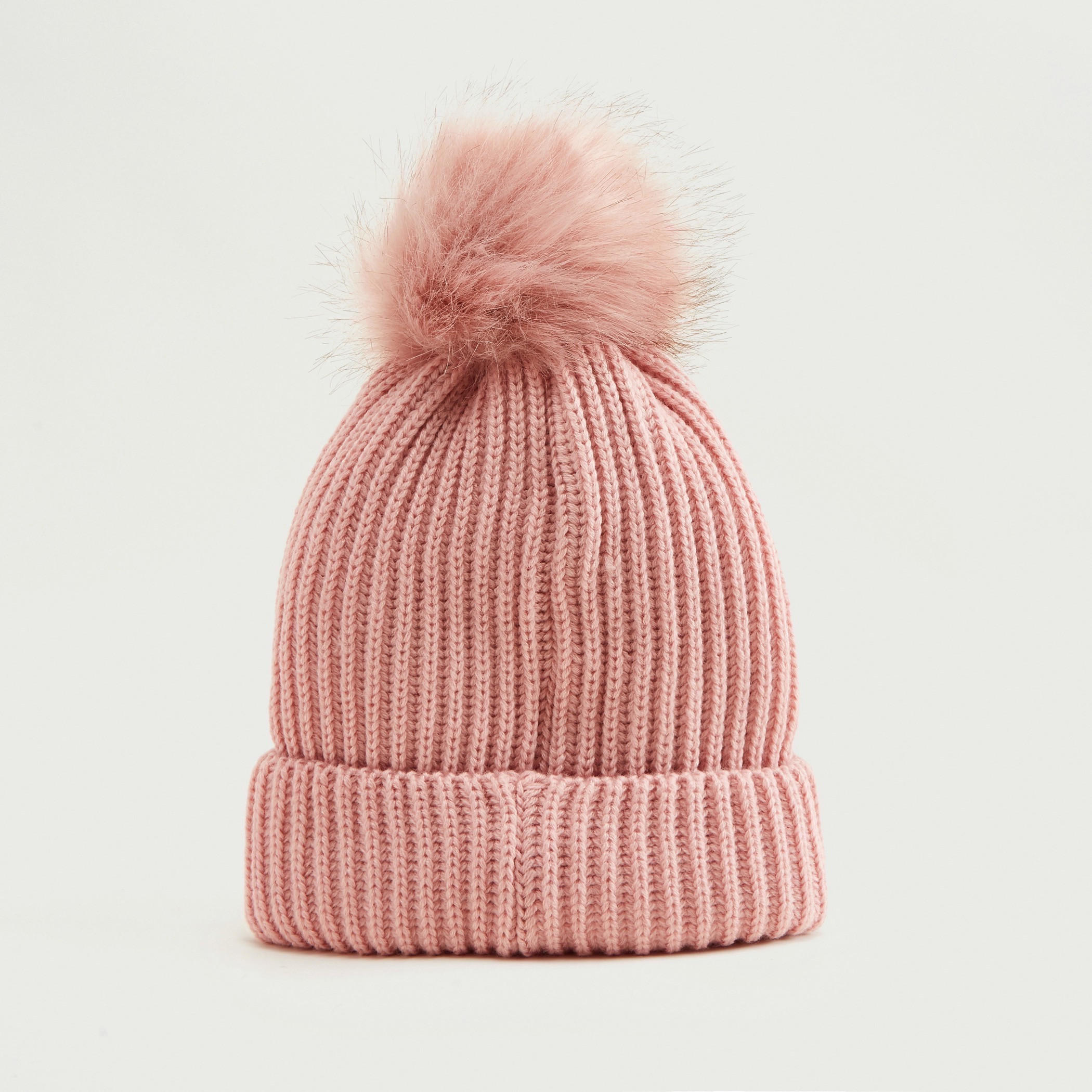 قبّعة بيني بارزة الملمس بتفاصيل بوم بوم-women-clothingaccessories-capsandhats-image-3