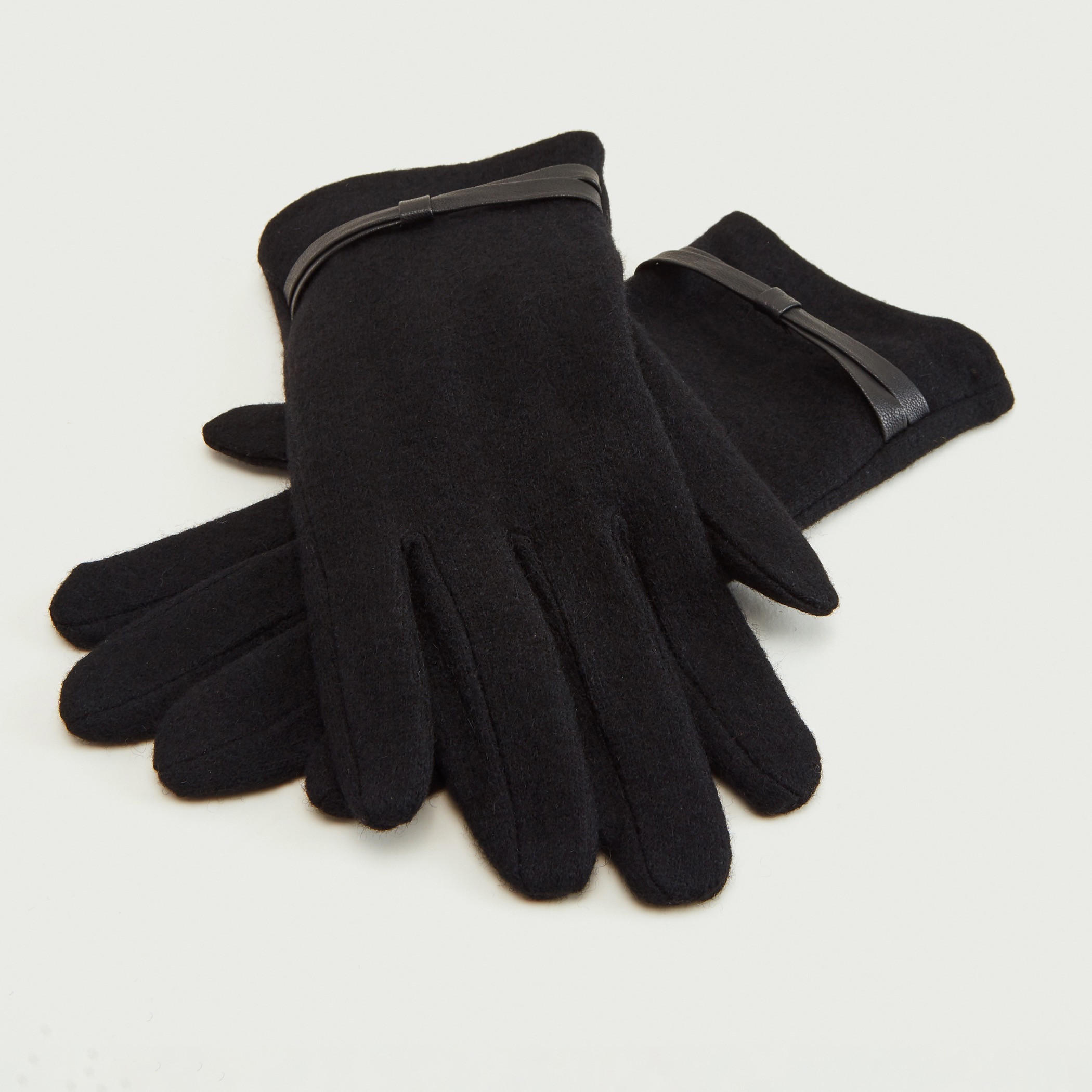 قفازات بارزة الملمس بأطراف مطاطية-women-clothingaccessories-gloves-image-2