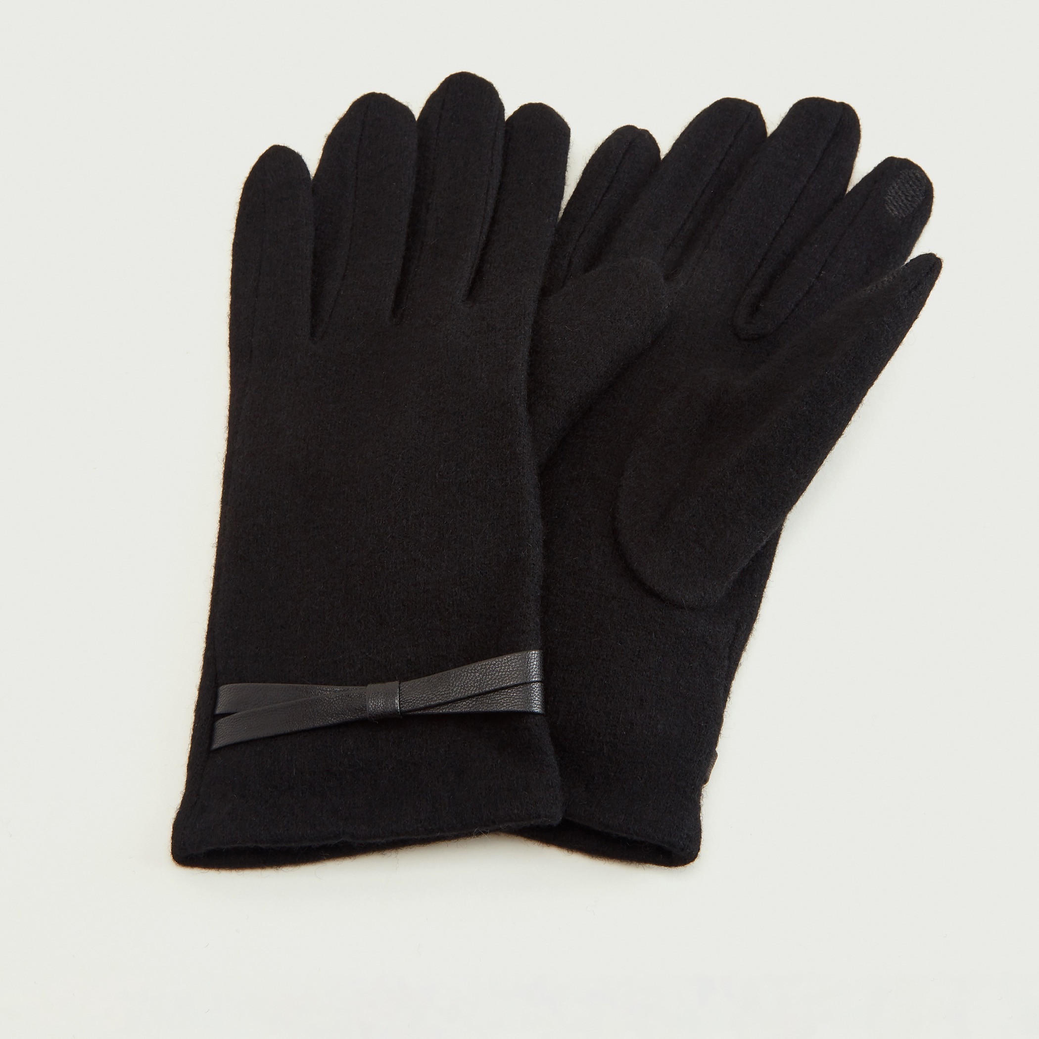 قفازات بارزة الملمس بأطراف مطاطية-women-clothingaccessories-gloves-image-3