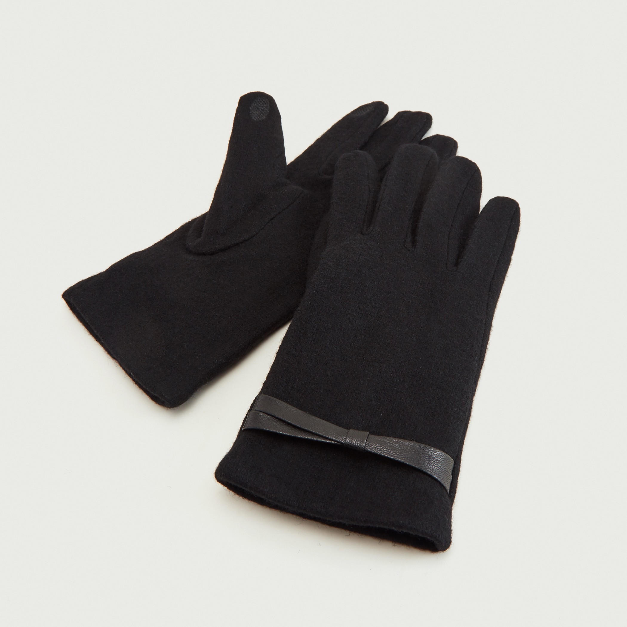 قفازات بارزة الملمس بأطراف مطاطية-women-clothingaccessories-gloves-image-5