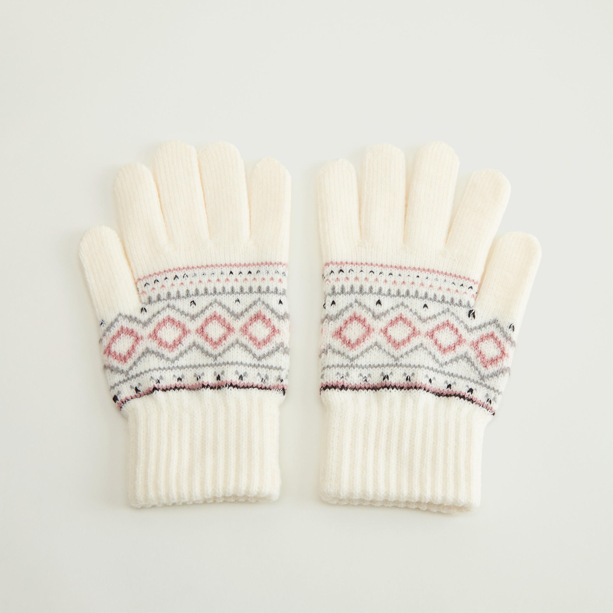 قفّازات محبوكة بتصميم الجزيرة الآيسلندية-women-clothingaccessories-gloves-image-1