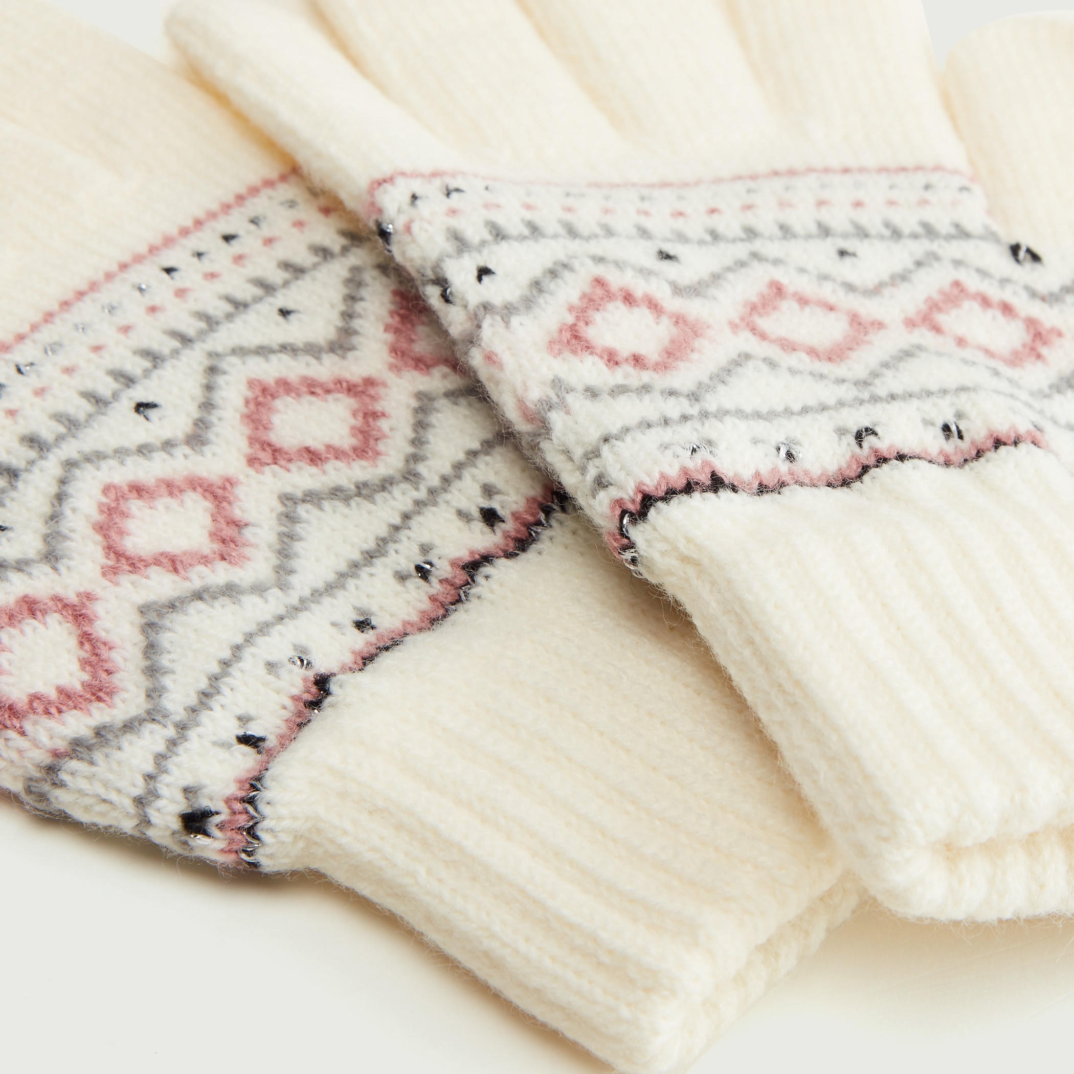 قفّازات محبوكة بتصميم الجزيرة الآيسلندية-women-clothingaccessories-gloves-image-2