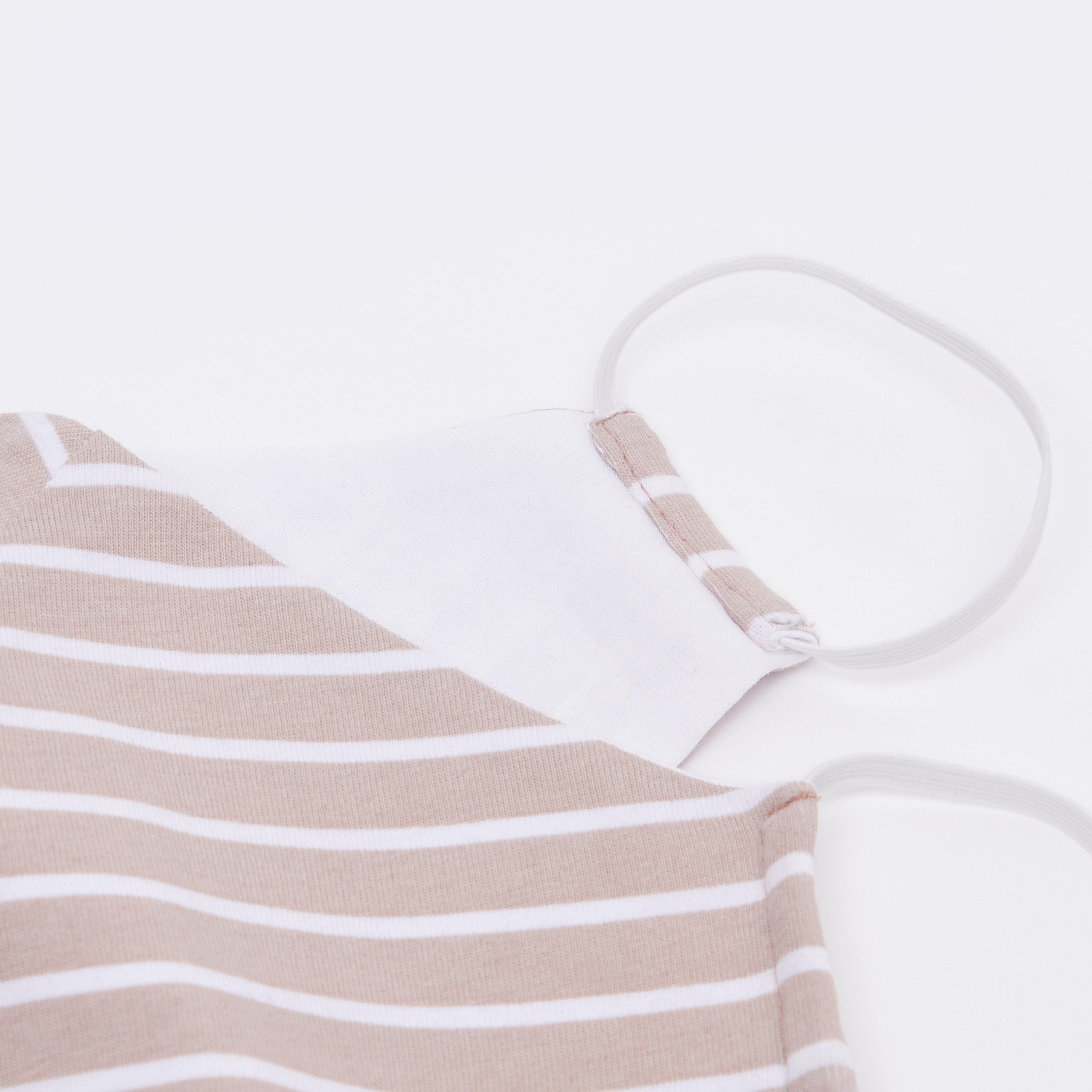 Striped Face Mask with Elasticised Straps-women-clothingaccessories-fashionmasks-image-4