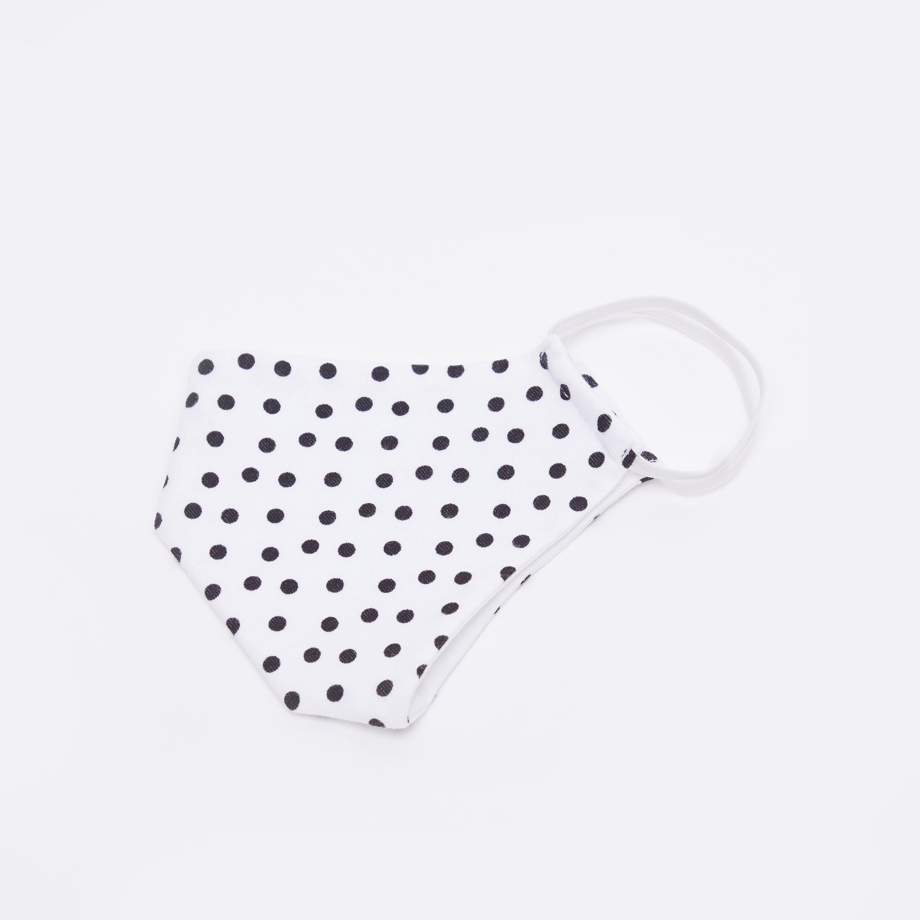 Polka Dot Print Face Mask with Elasticised Straps-women-clothingaccessories-fashionmasks-image-3