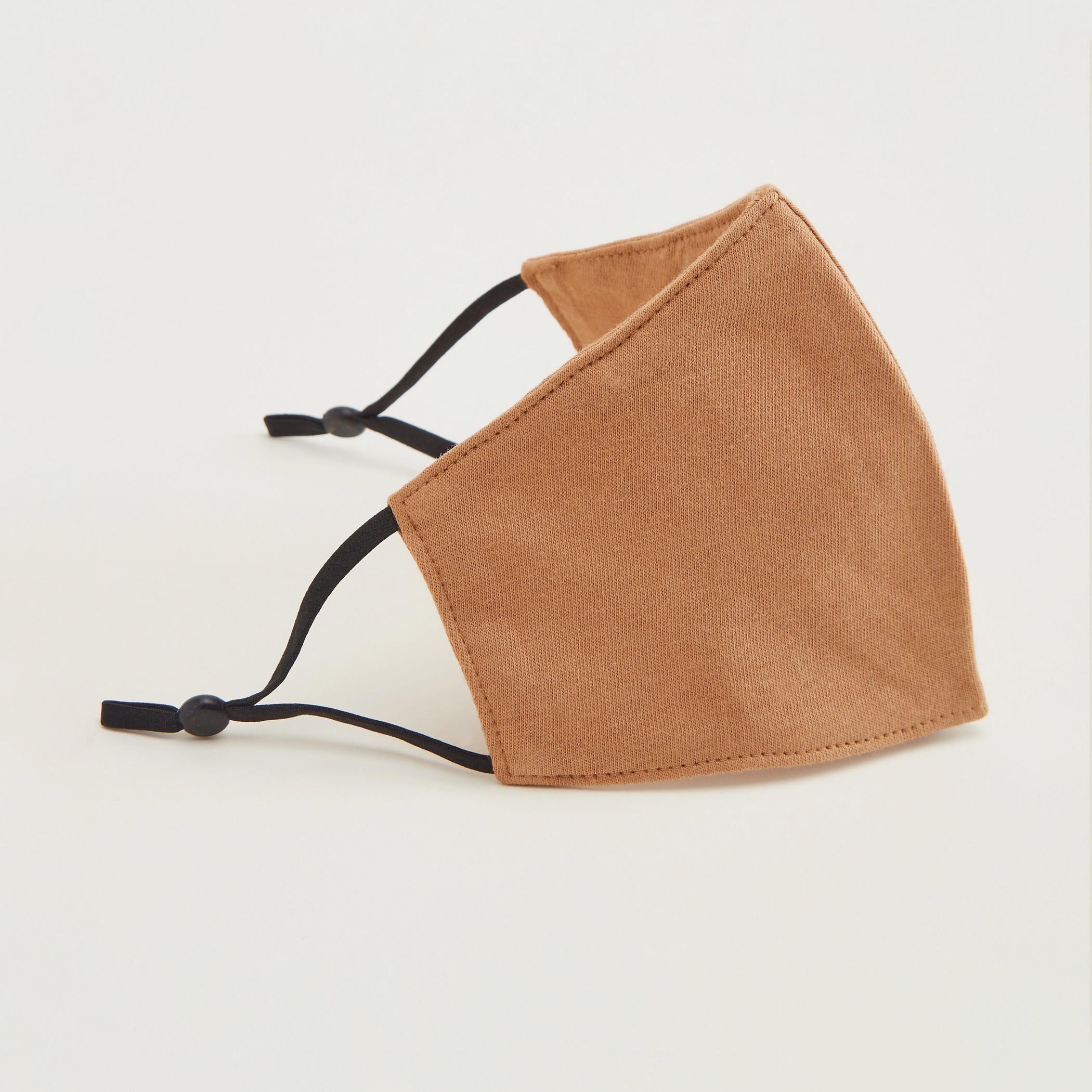 Solid Cotton Face Mask with Adjustable Ear Loops-women-clothingaccessories-fashionmasks-image-1