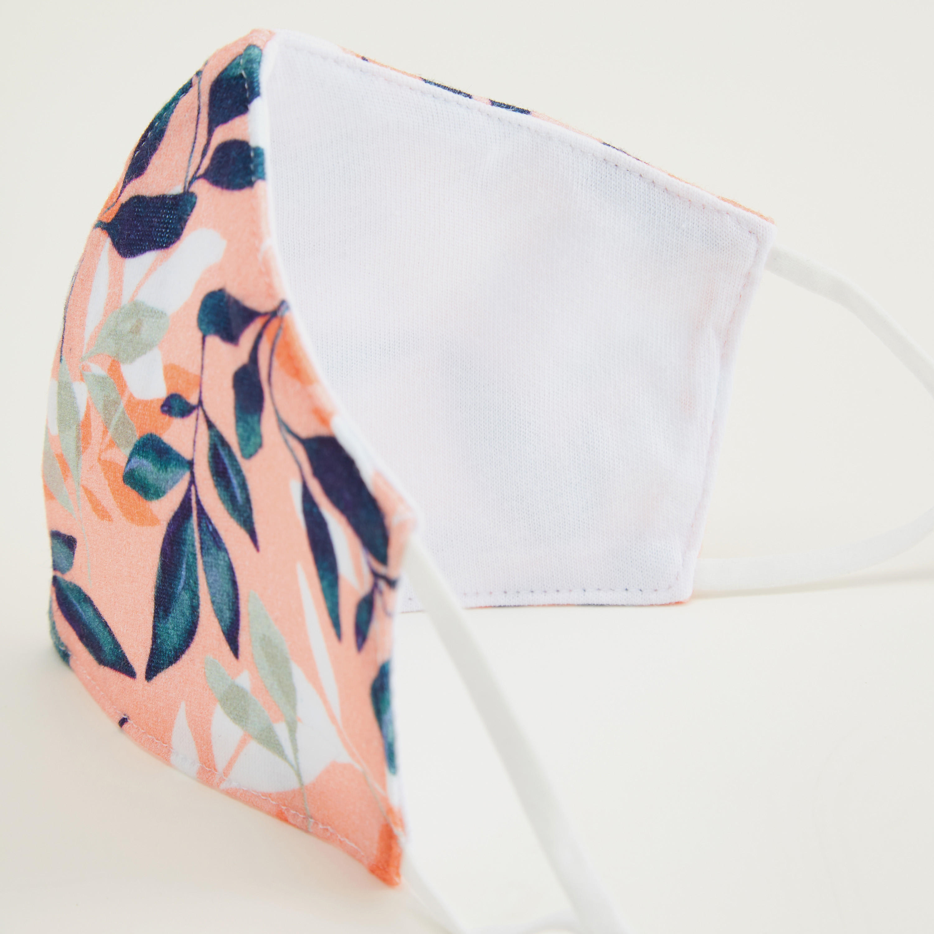 Printed Cotton Face Cover Mask with Adjustable Ear Loops-women-clothingaccessories-fashionmasks-image-3