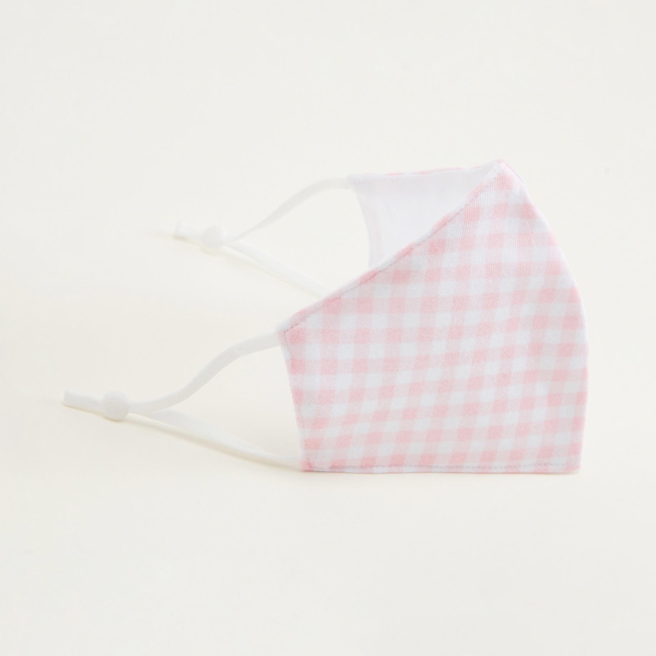 Checked Cotton Face Mask with Adjustable Ear Loops-women-clothingaccessories-fashionmasks-image-1