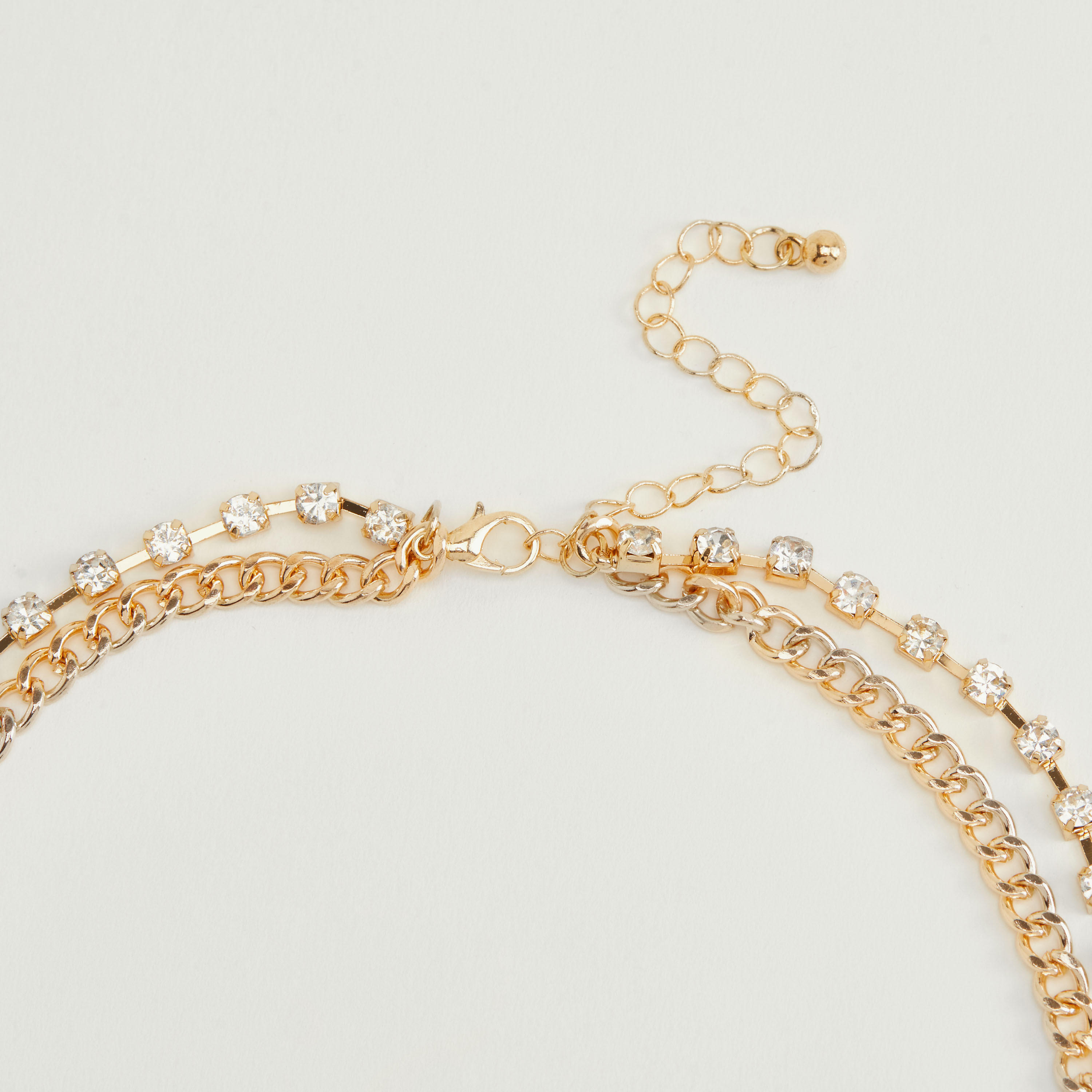 عقد متعدد الطبقات مزيّن بمشبك إغلاق-women-watchesandjewellery-jewellery-necklacesandpendants-image-3