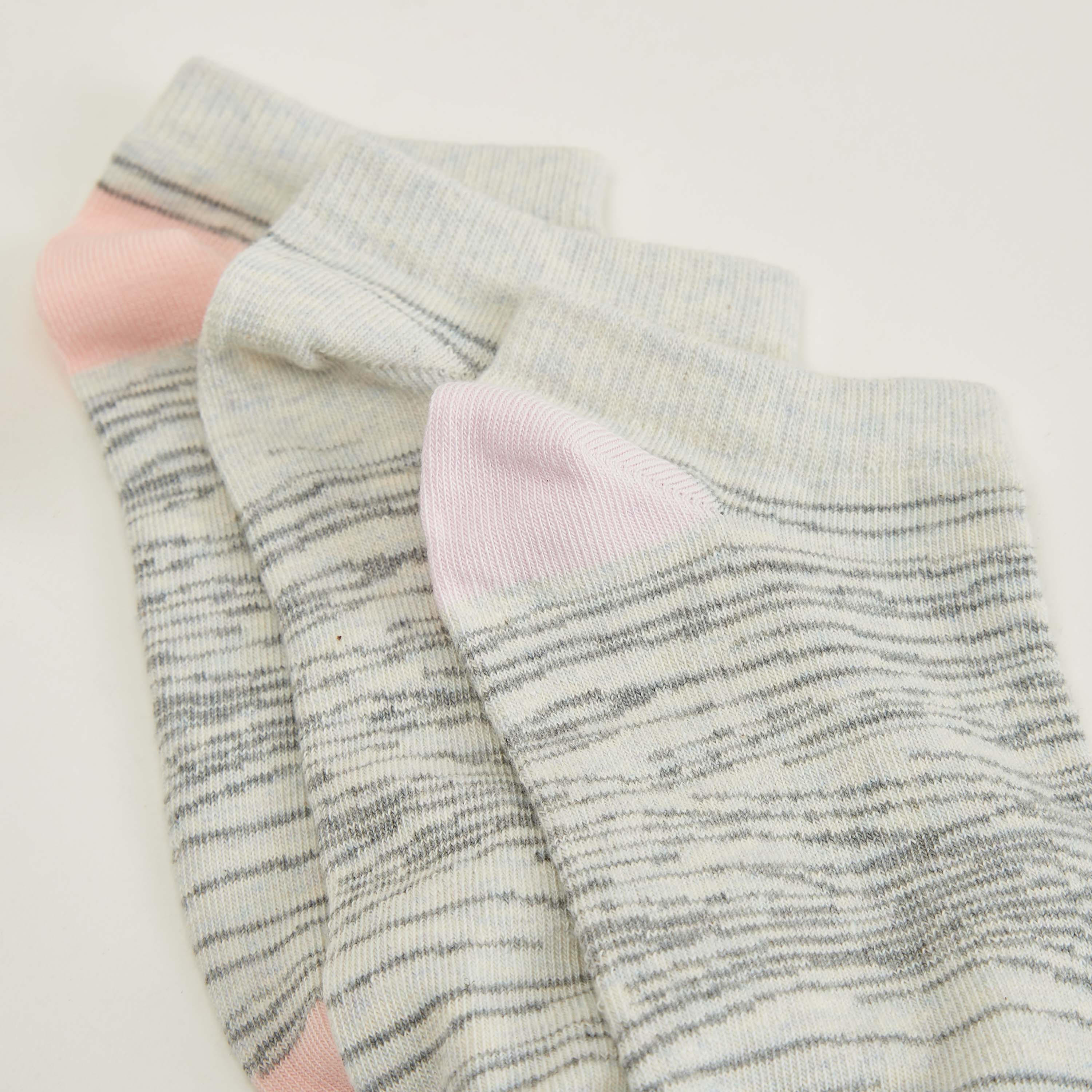 Set of 3 - Printed No Show Socks-women-socksandstockings-image-3