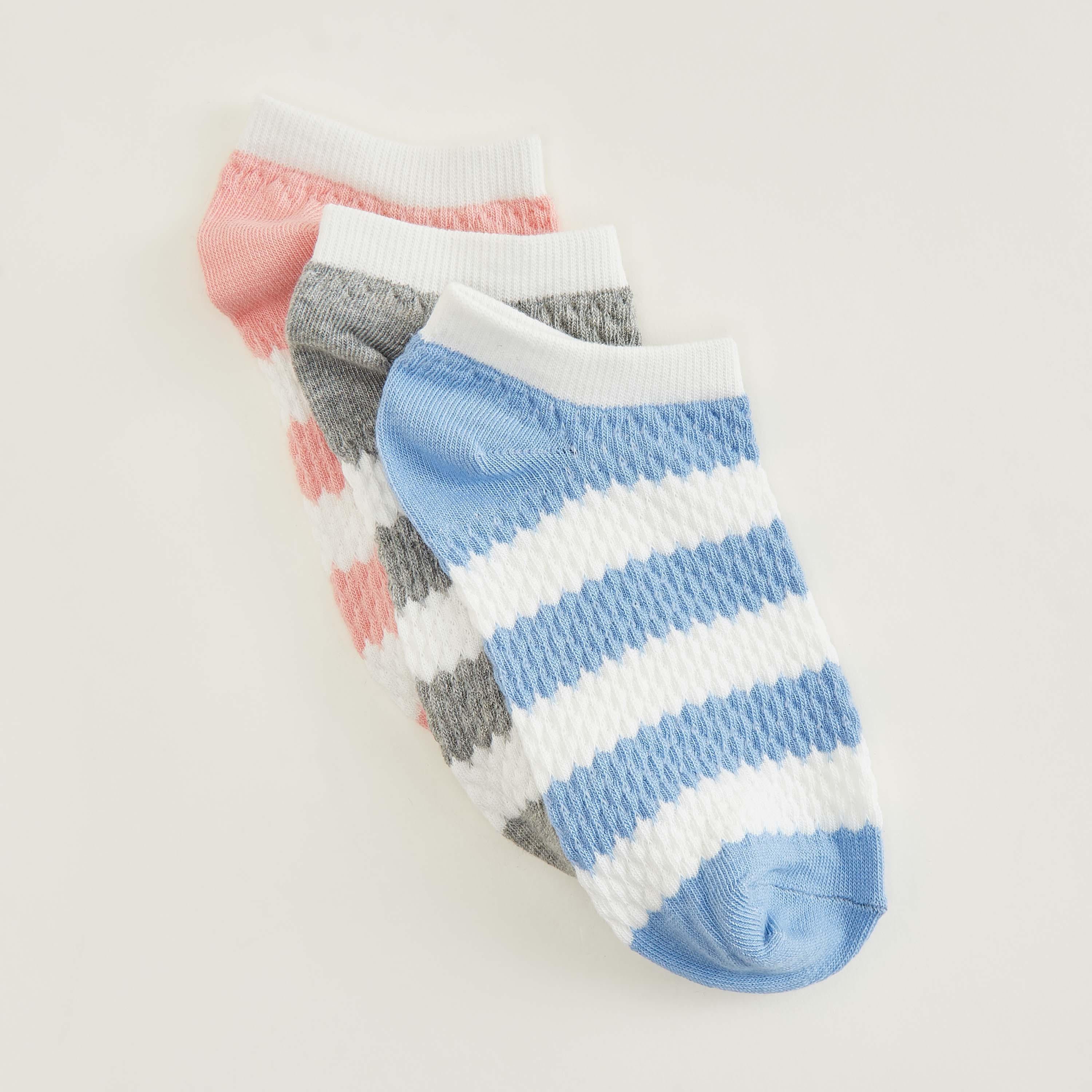 جوارب شفافة مخططة - طقم من 3 أزواج-women-socksandstockings-image-3