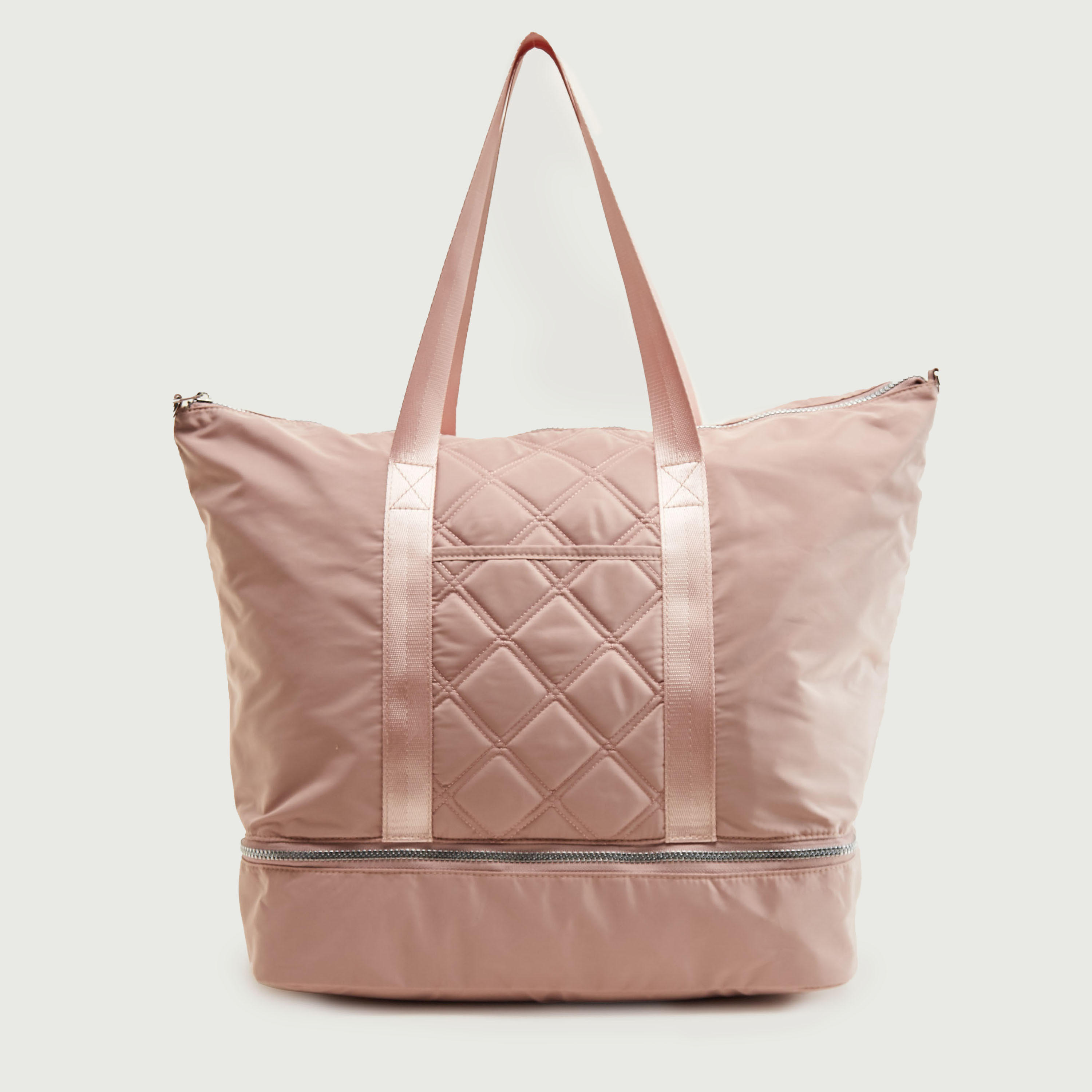 شنطة كتف مبطنة بحزام قابل للتّعديل وسحّاب إغلاق-women-bagsandwallets-handbags-image-6