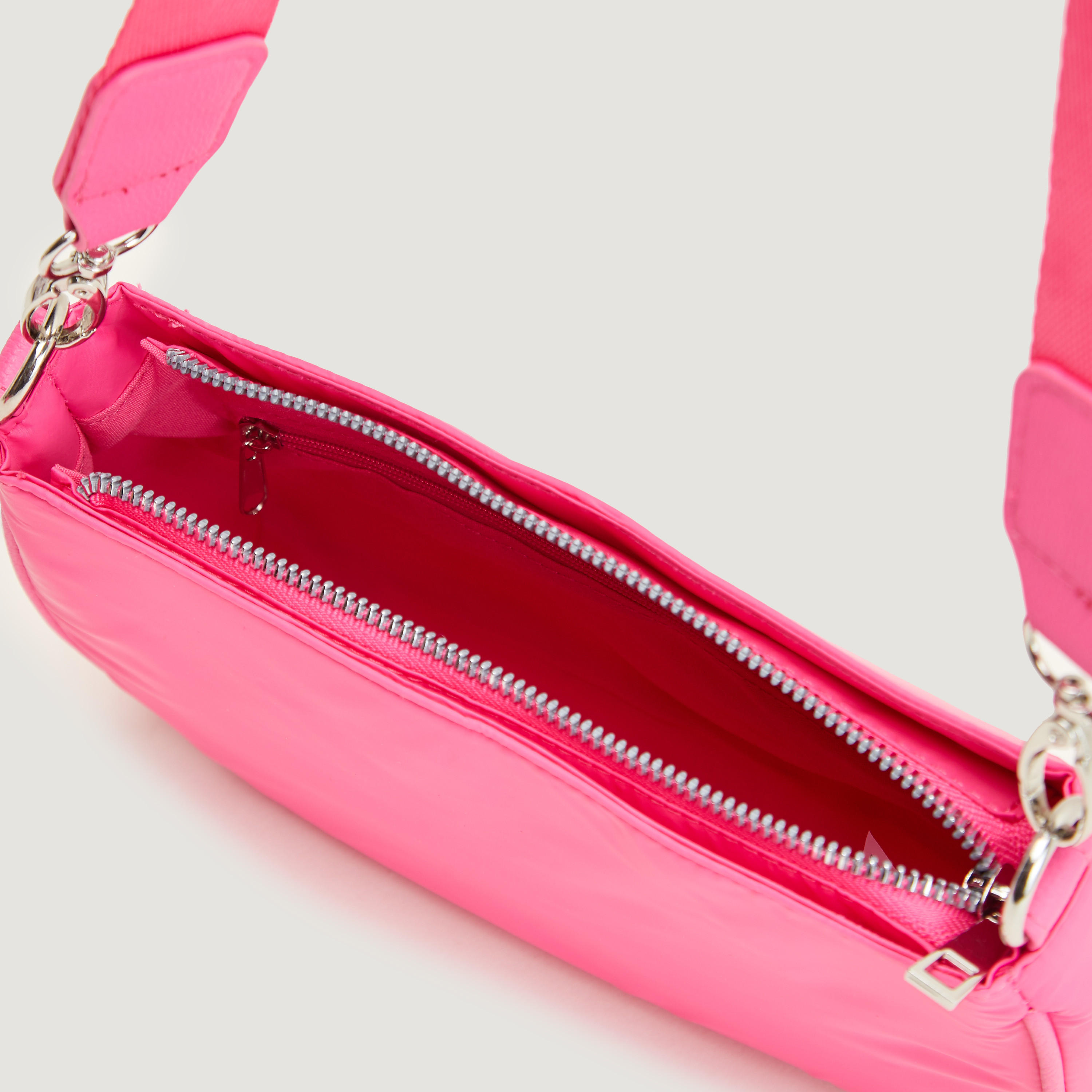 Solid Adjustable Strap Crossbody Bag with Zipper Pouch-women-bagsandwallets-handbags-image-4