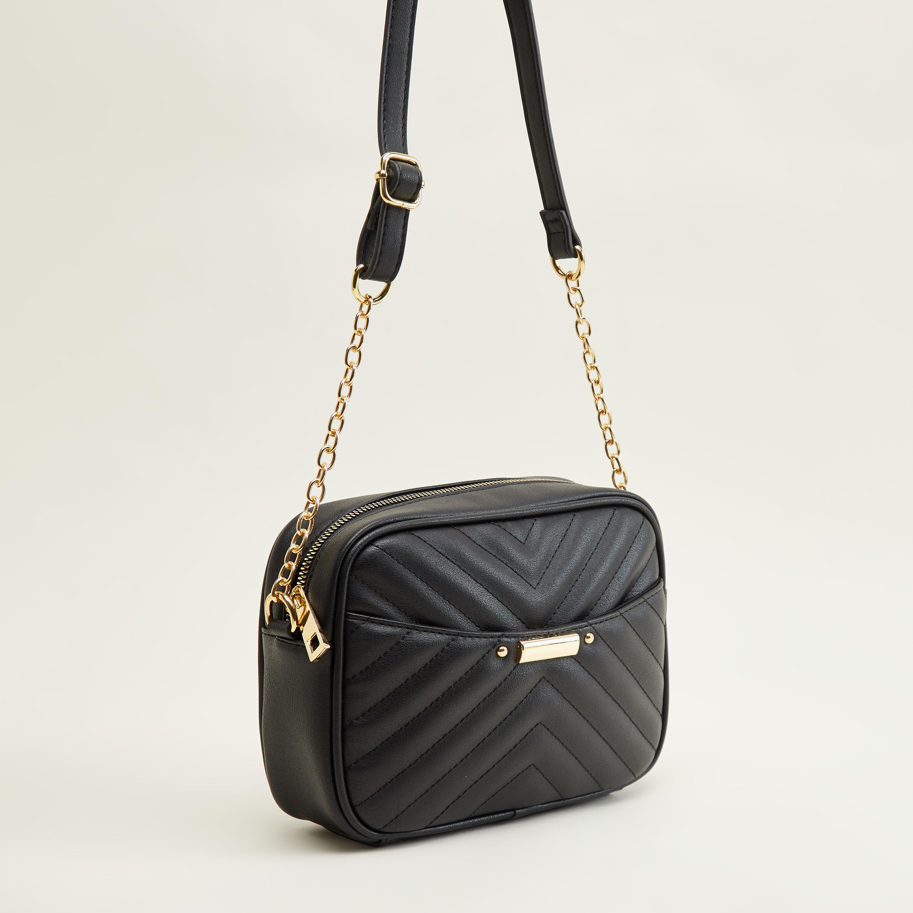 شنطة كروس بودي مبطنة بحزام قابل للتّعديل وسحّاب إغلاق-women-bagsandwallets-handbags-image-3