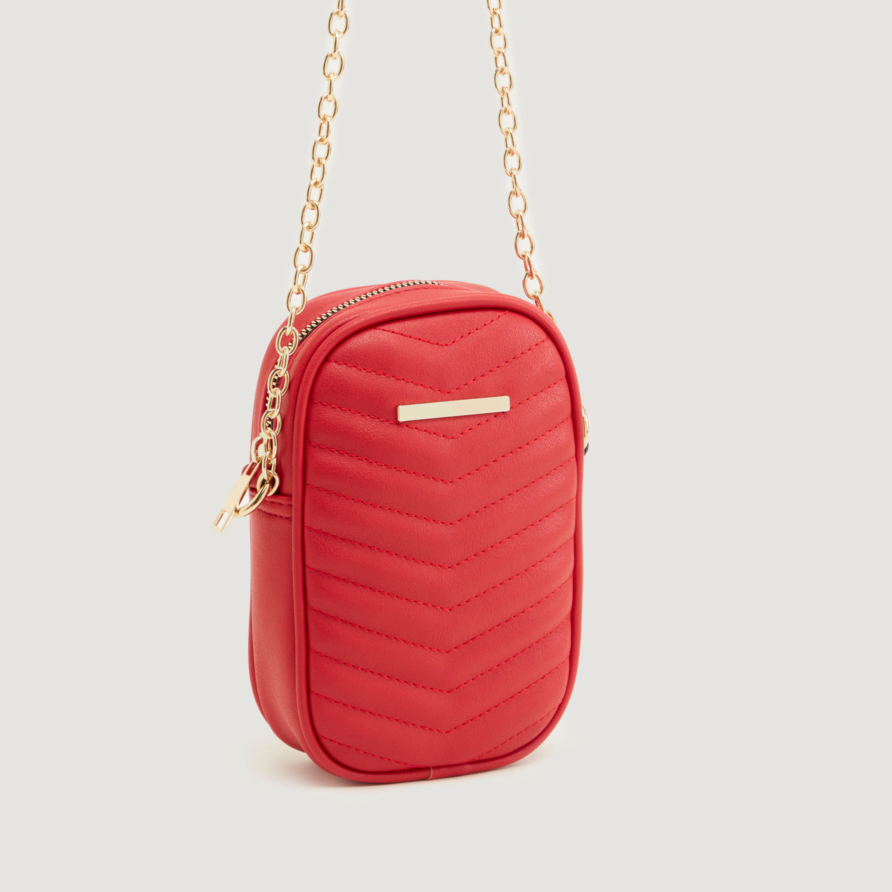 شنطة كروس بودي مبطنة بحزام سلسلة وسحّاب إغلاق-women-bagsandwallets-handbags-image-3