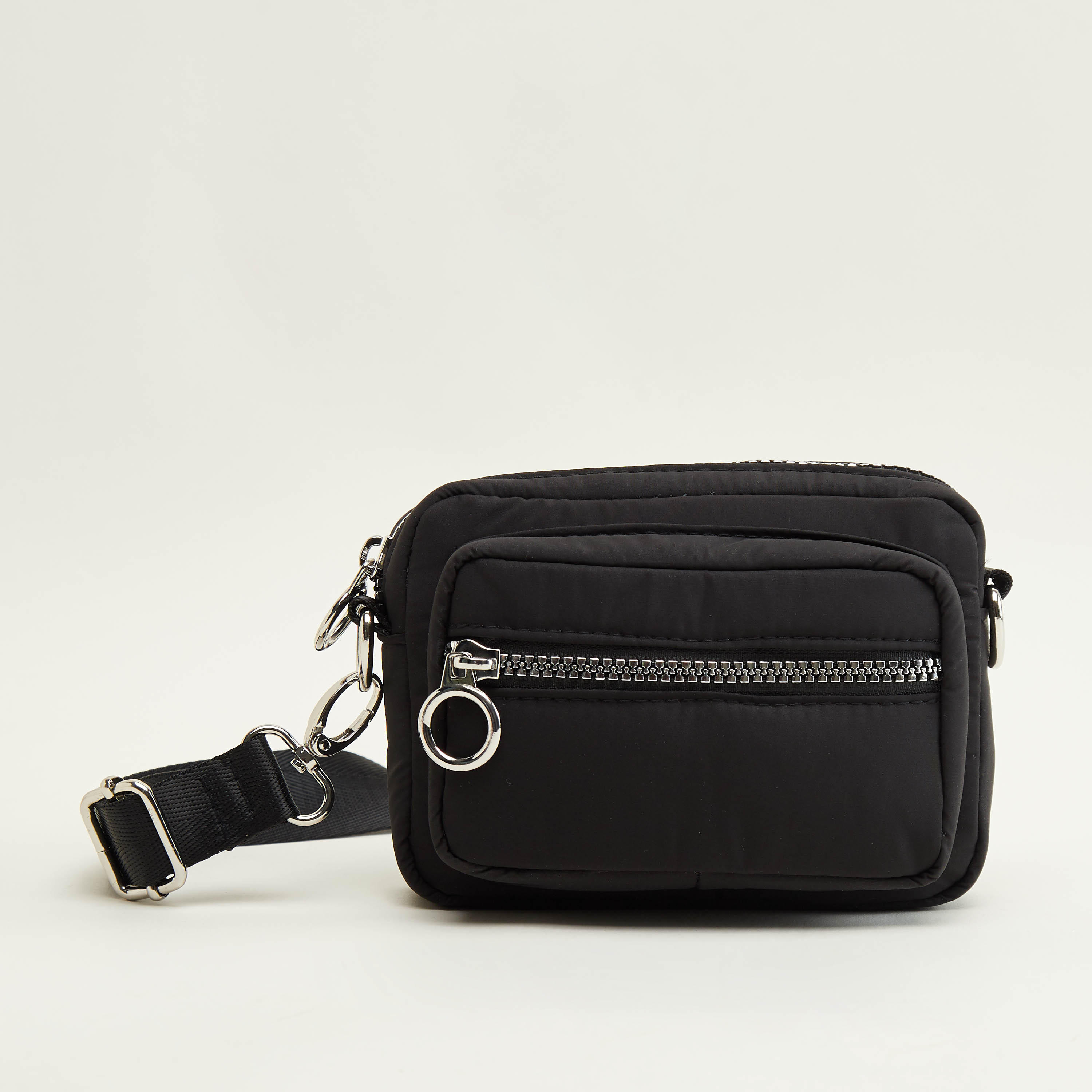 شنطة كروس بودي سادة بحزام قابل للتّعديل وسحّاب إغلاق-women-bagsandwallets-handbags-image-5
