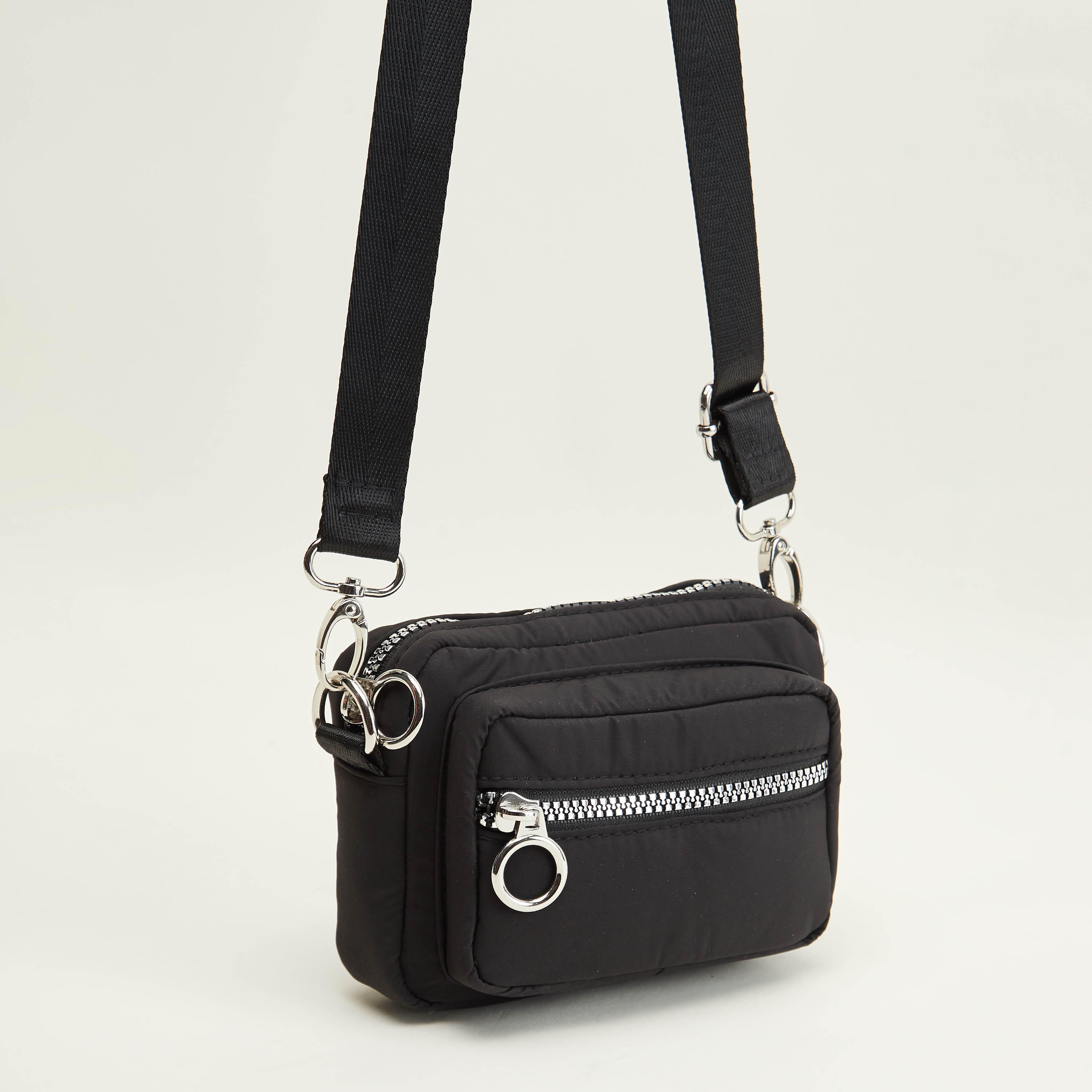 شنطة كروس بودي سادة بحزام قابل للتّعديل وسحّاب إغلاق-women-bagsandwallets-handbags-image-3