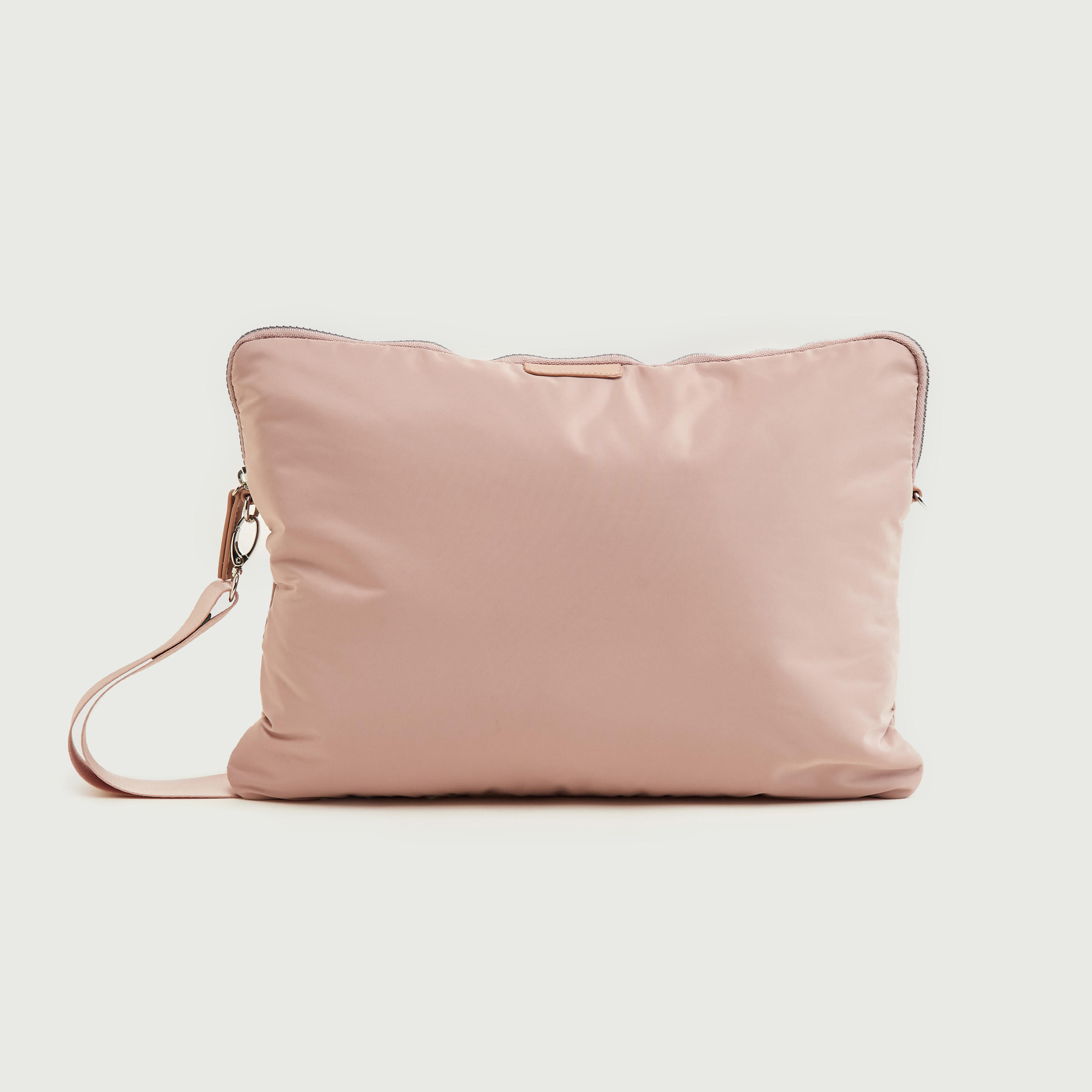 Solid Shoulder Bag with Zipper Closure and Adjustable Strap-women-bagsandwallets-handbags-image-1