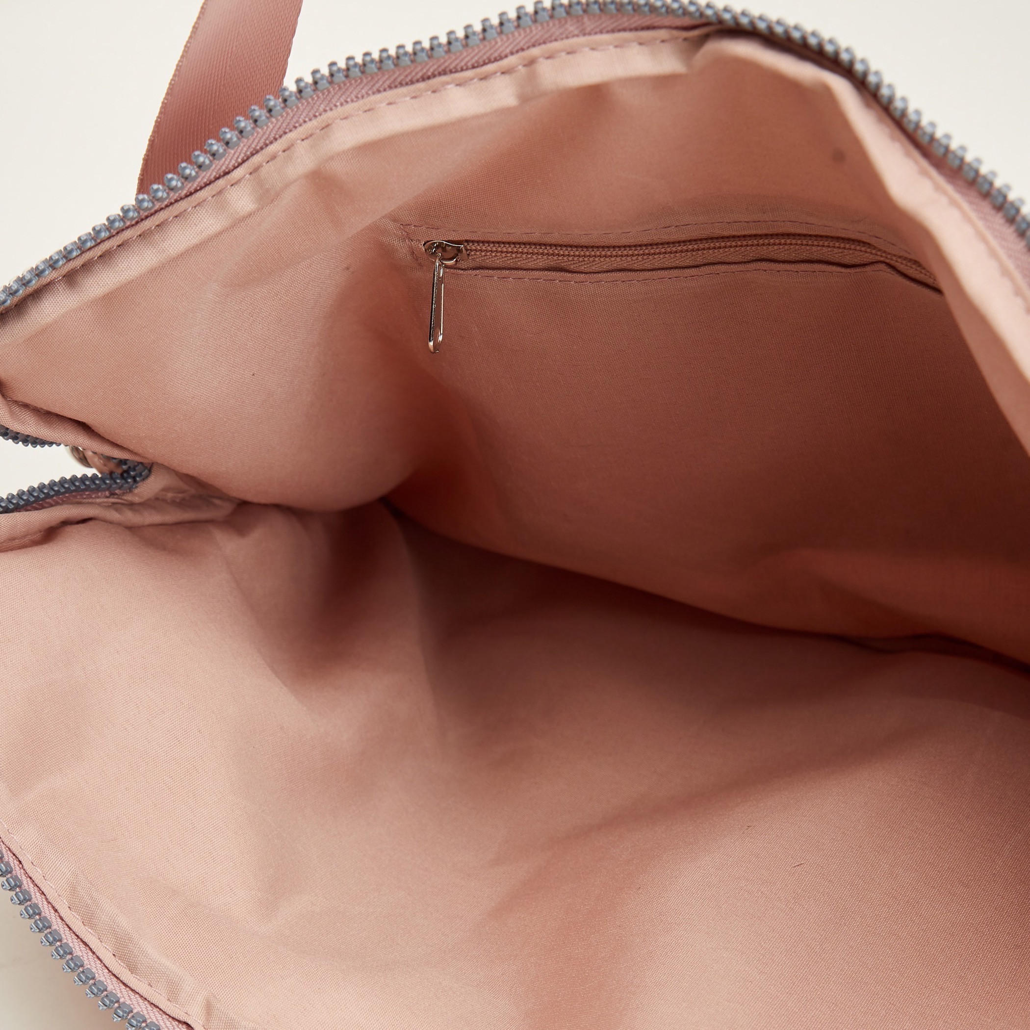 Solid Shoulder Bag with Zipper Closure and Adjustable Strap-women-bagsandwallets-handbags-image-5