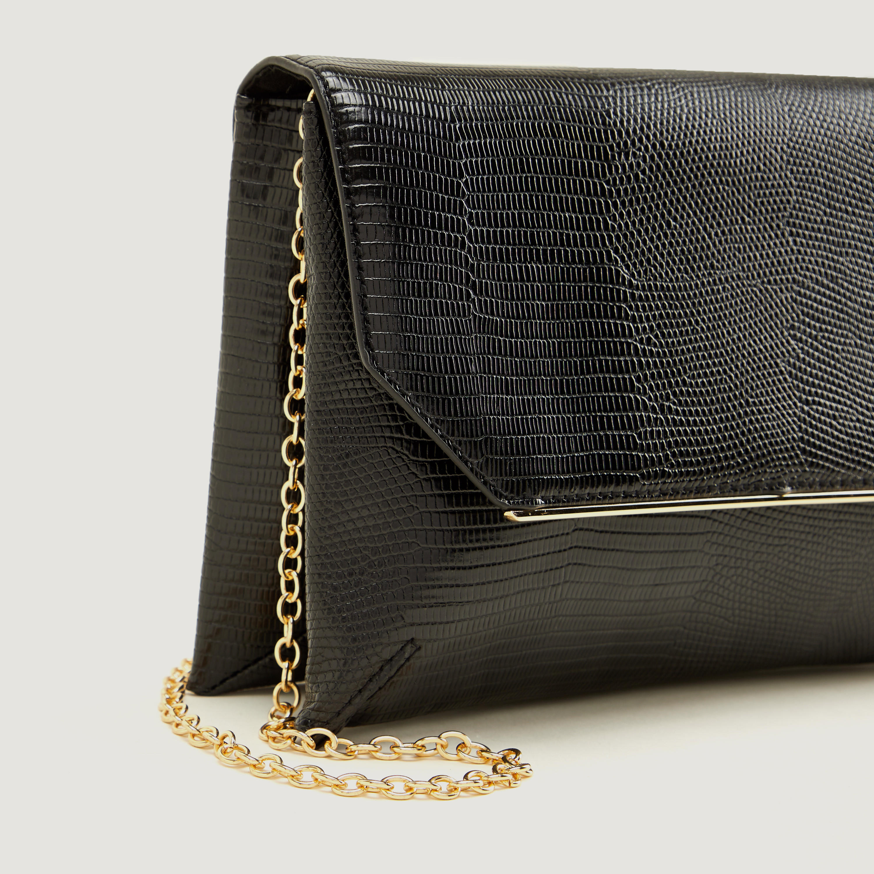 شنطة كروس بودي بارزة الملمس بحزام سلسلة وزر إغلاق مغناطيسي-women-bagsandwallets-handbags-image-3