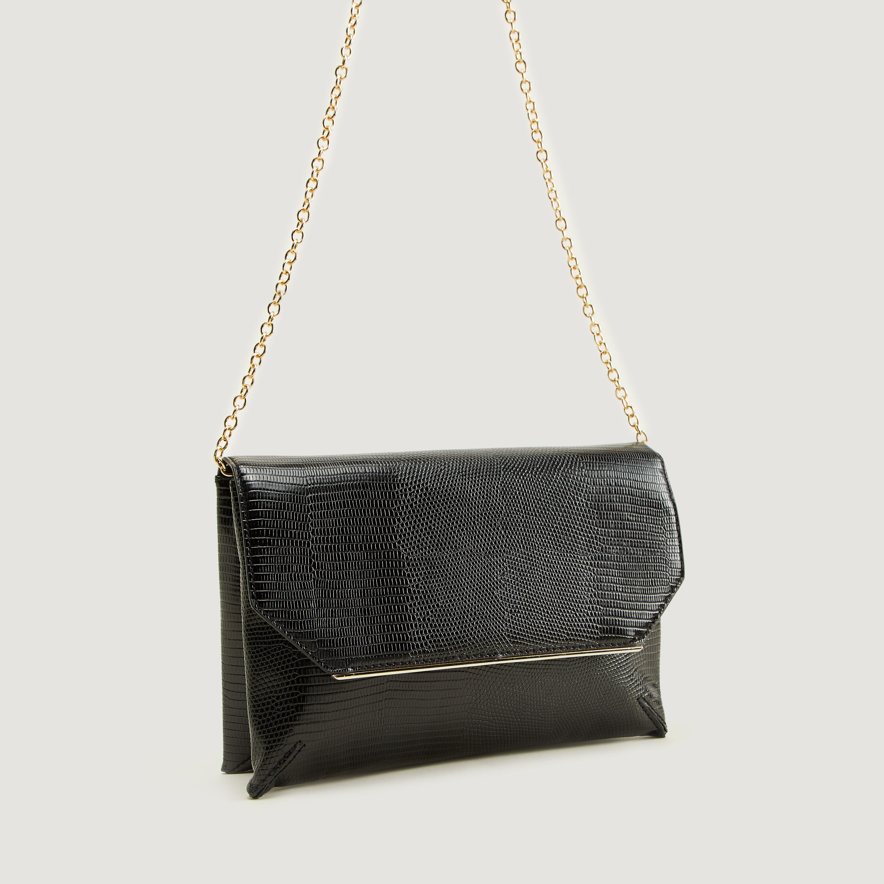 شنطة كروس بودي بارزة الملمس بحزام سلسلة وزر إغلاق مغناطيسي-women-bagsandwallets-handbags-image-4