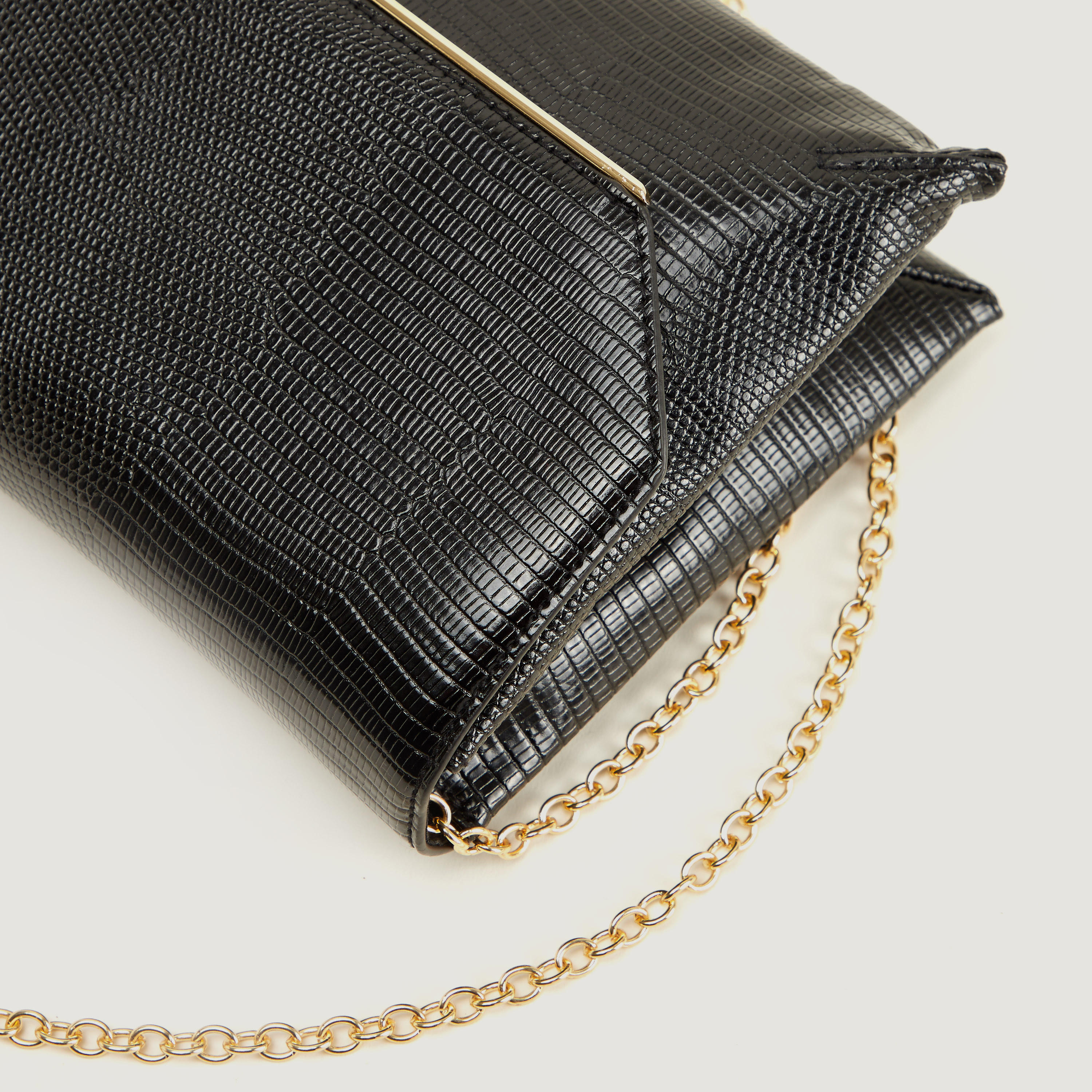 شنطة كروس بودي بارزة الملمس بحزام سلسلة وزر إغلاق مغناطيسي-women-bagsandwallets-handbags-image-5