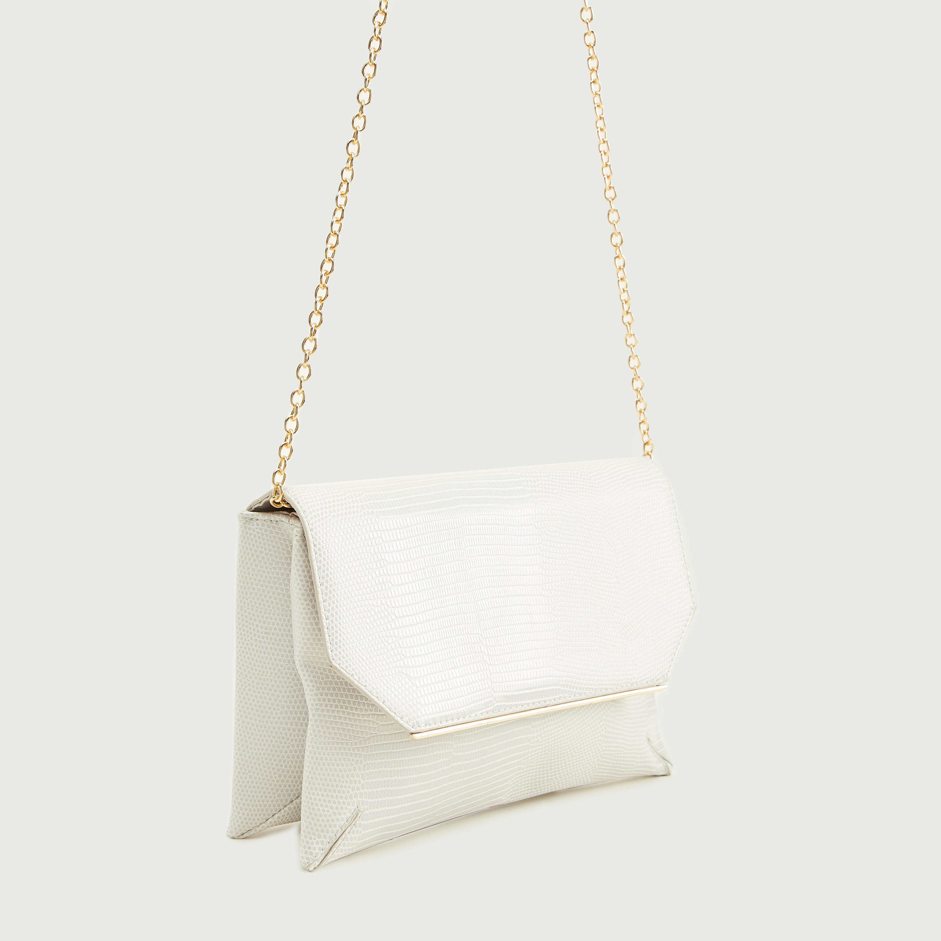 شنطة كروس بودي بارزة الملمس بحزام سلسلة وزر إغلاق مغناطيسي-women-bagsandwallets-handbags-image-4
