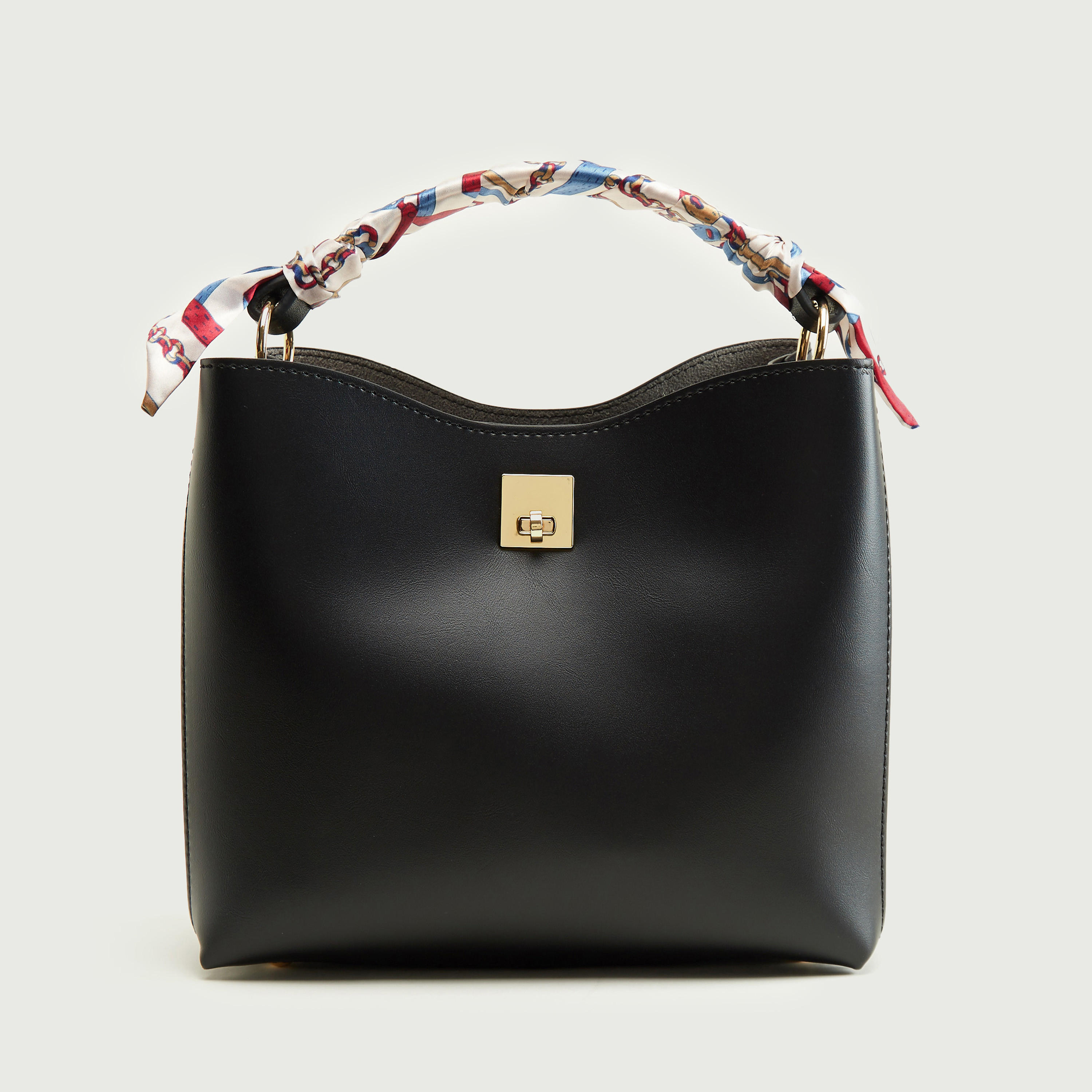 شنطة توتي سادة بمقبض وقفل إغلاق مزدوج-women-bagsandwallets-handbags-image-5