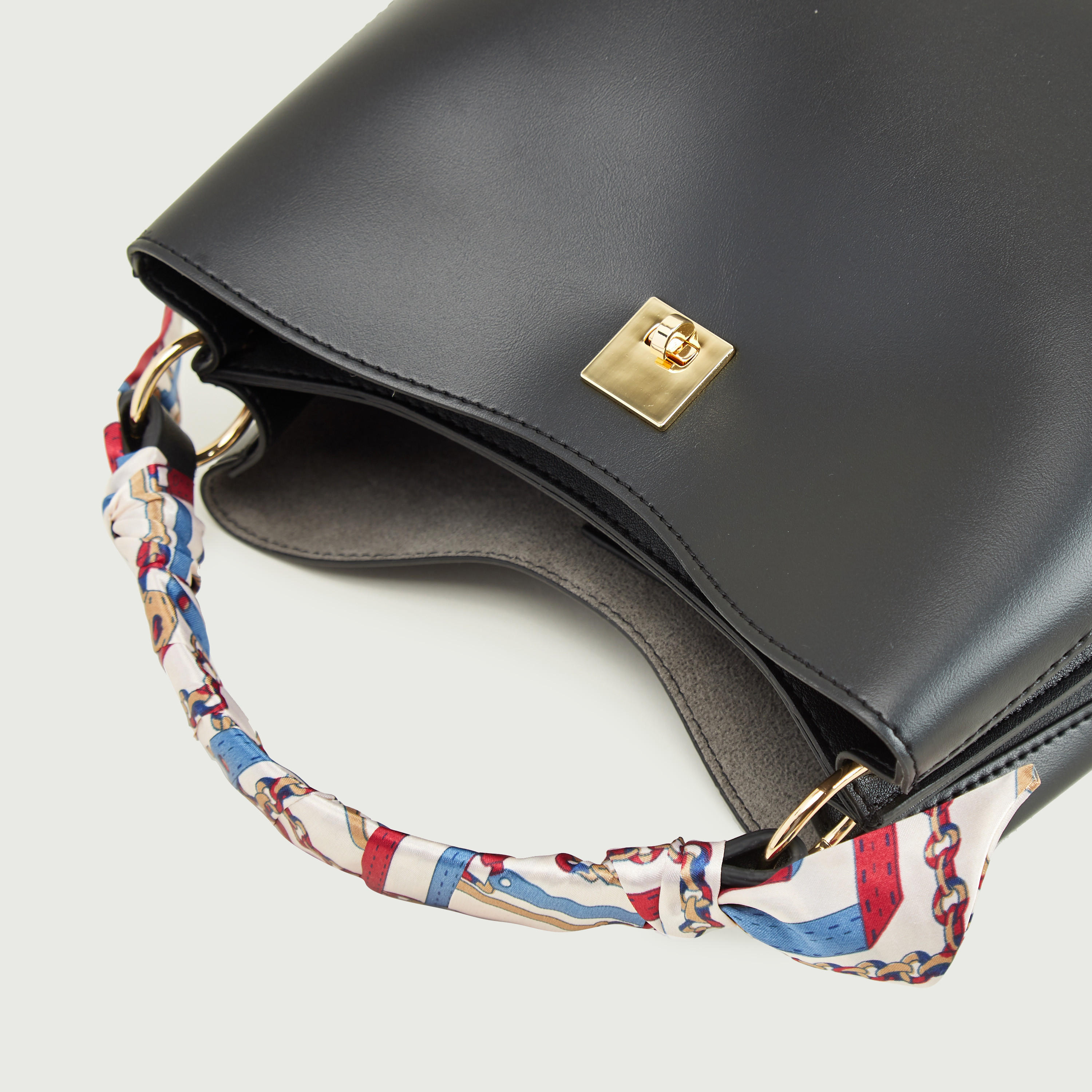 شنطة توتي سادة بمقبض وقفل إغلاق مزدوج-women-bagsandwallets-handbags-image-2