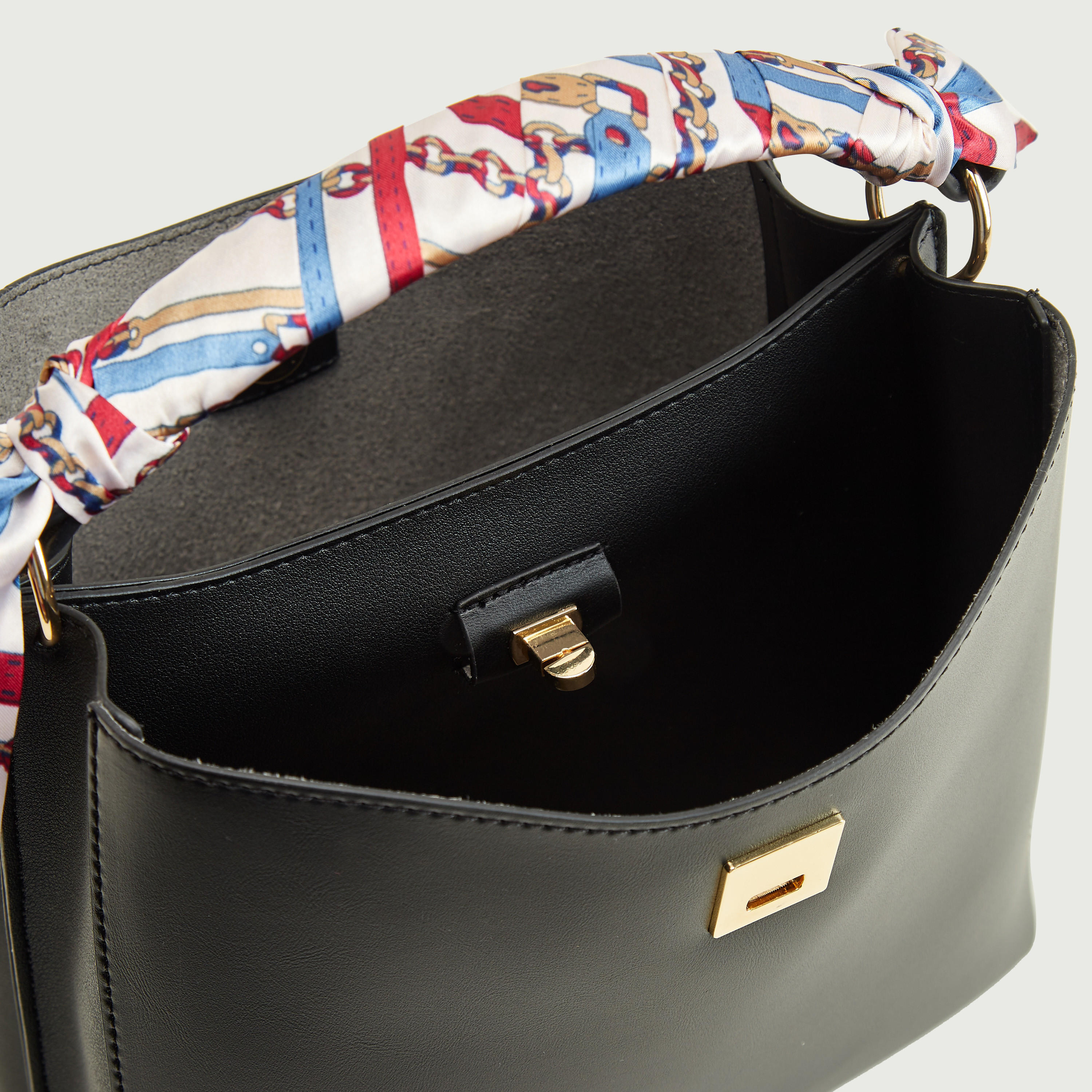 شنطة توتي سادة بمقبض وقفل إغلاق مزدوج-women-bagsandwallets-handbags-image-1