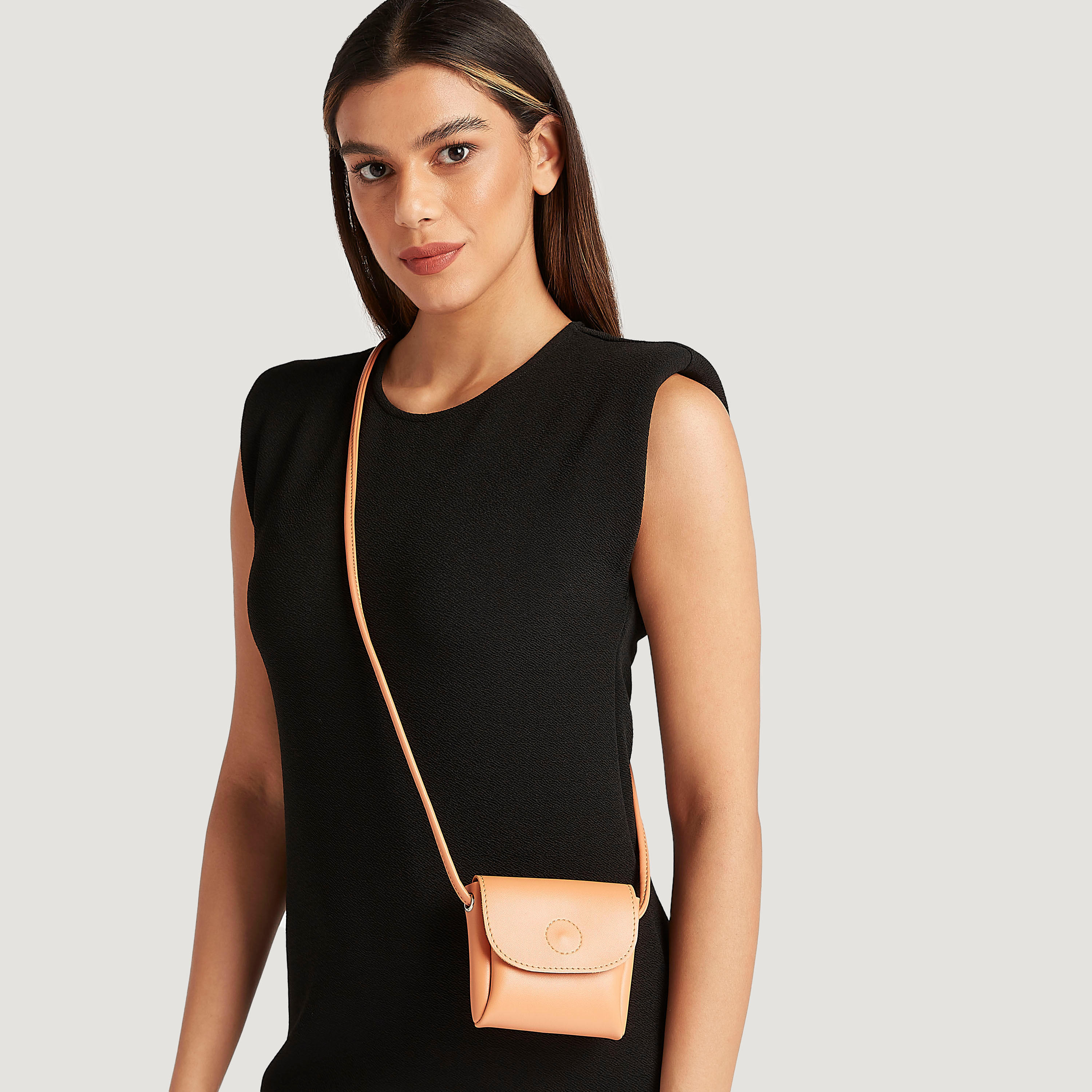 Solid Crossbody Bag with Magnetic Snap Button Closure-women-bagsandwallets-handbags-image-2