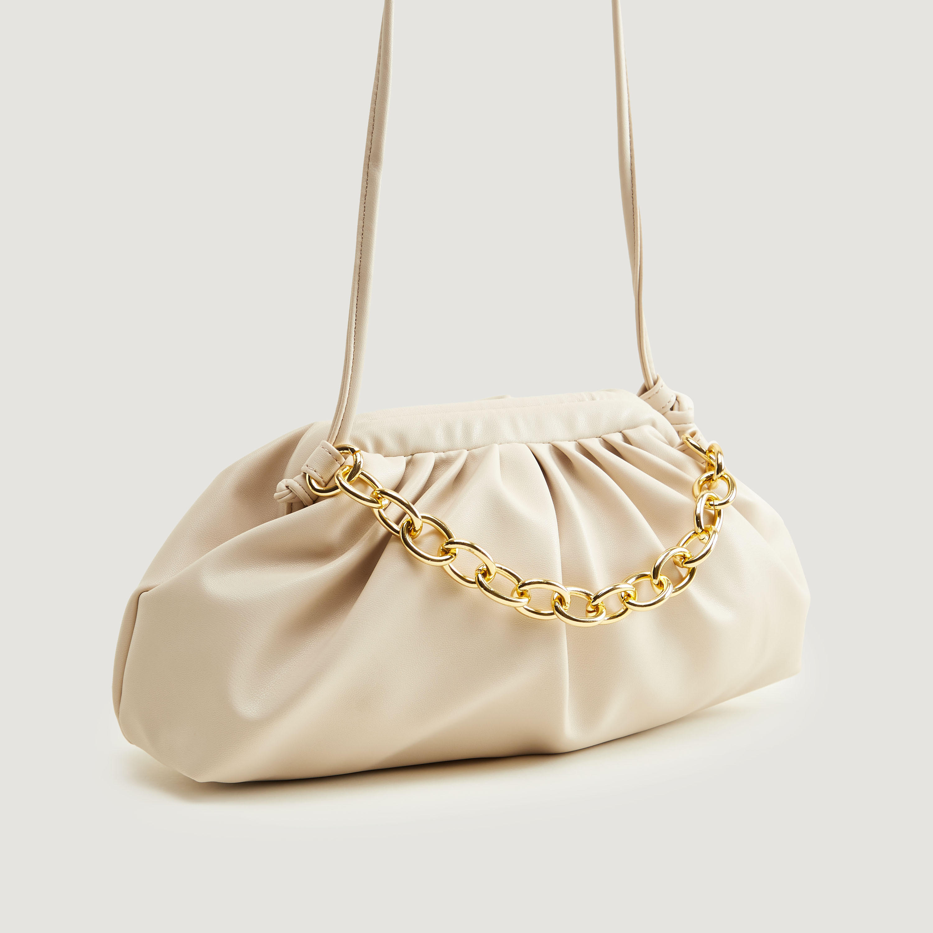 Solid Crossbody Bag with Chain Handle and Strap-women-bagsandwallets-handbags-image-3