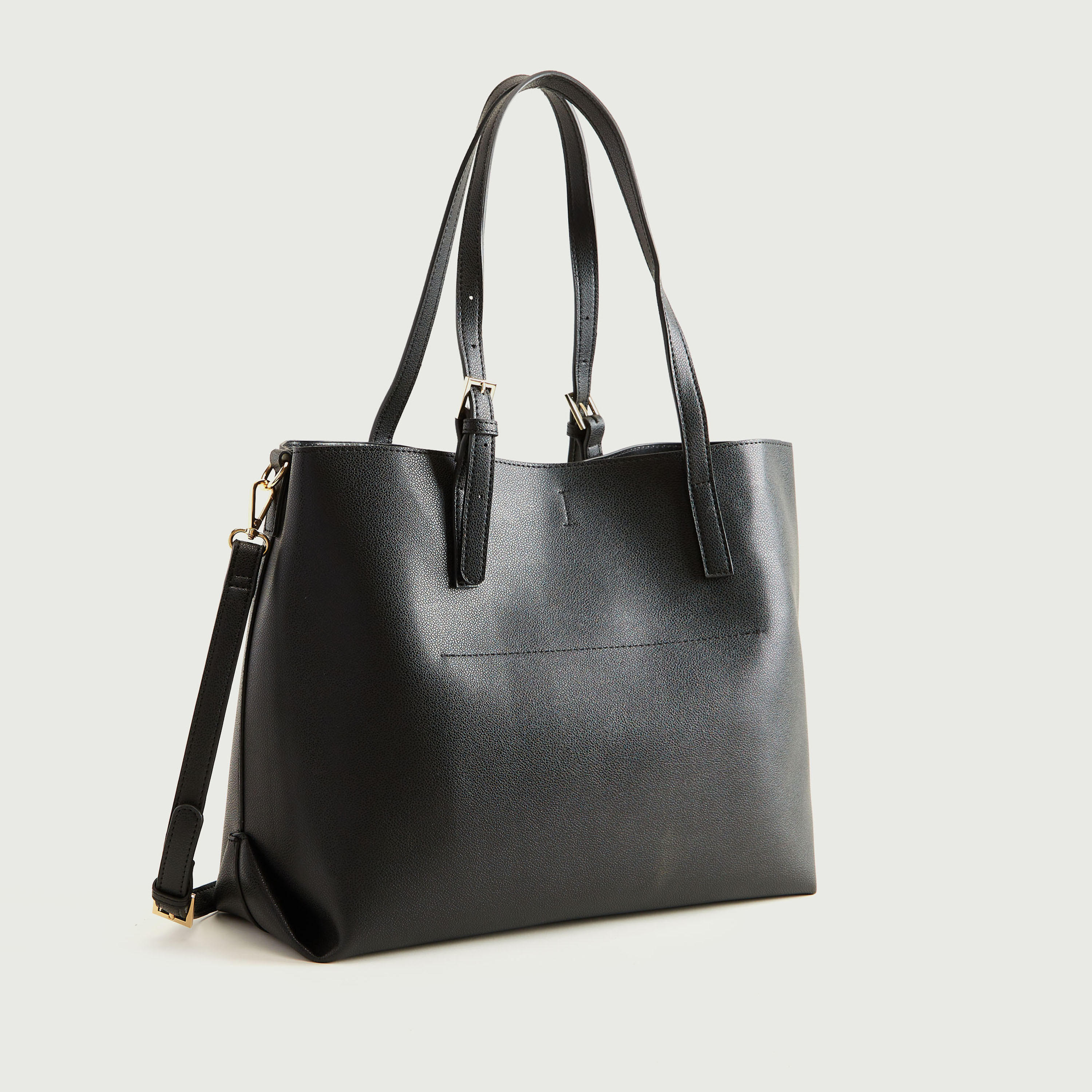 شنطة توتي بارزة الملمس بمقابض مزدوجة وحزام قابل للفصل-women-bagsandwallets-handbags-image-3