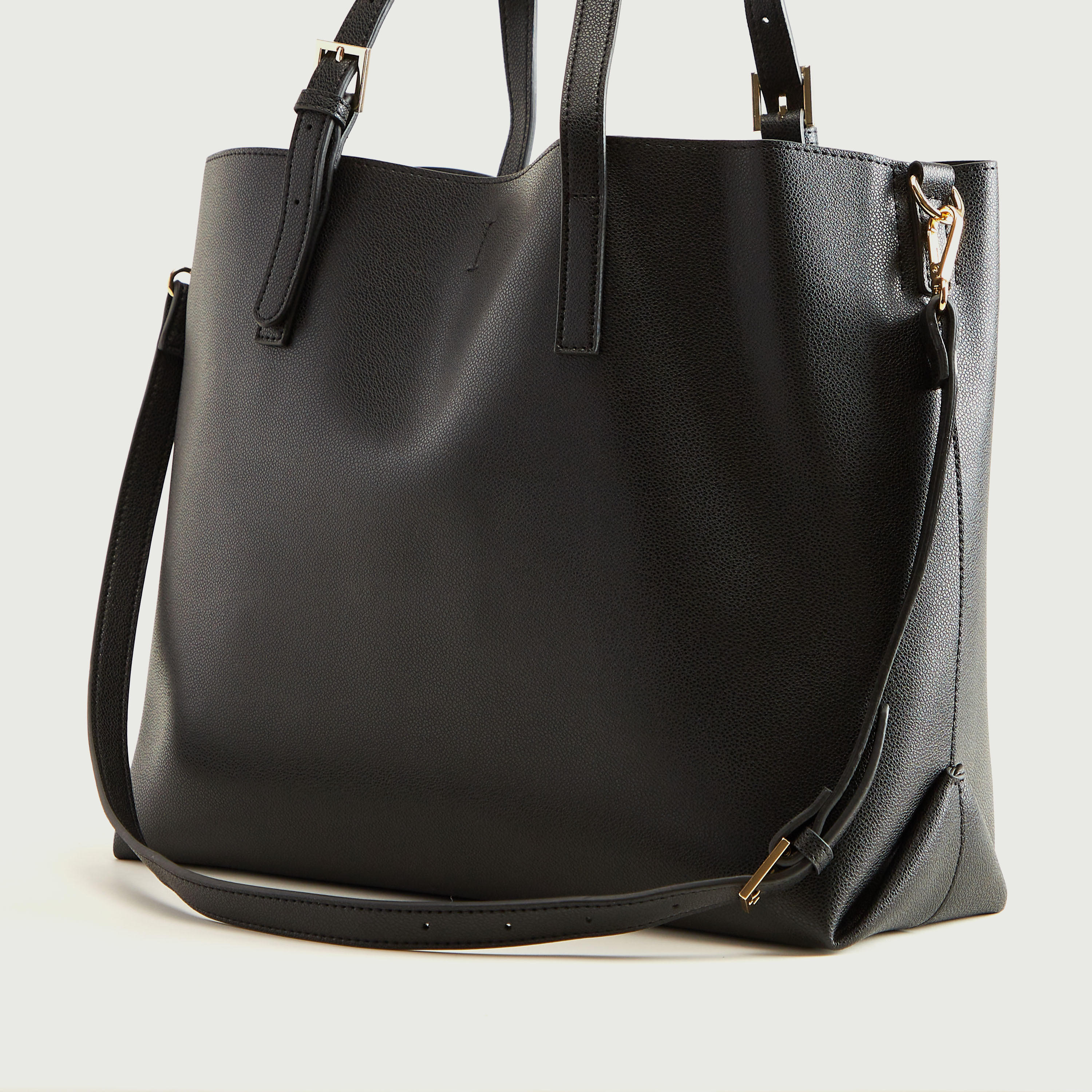 شنطة توتي بارزة الملمس بمقابض مزدوجة وحزام قابل للفصل-women-bagsandwallets-handbags-image-4