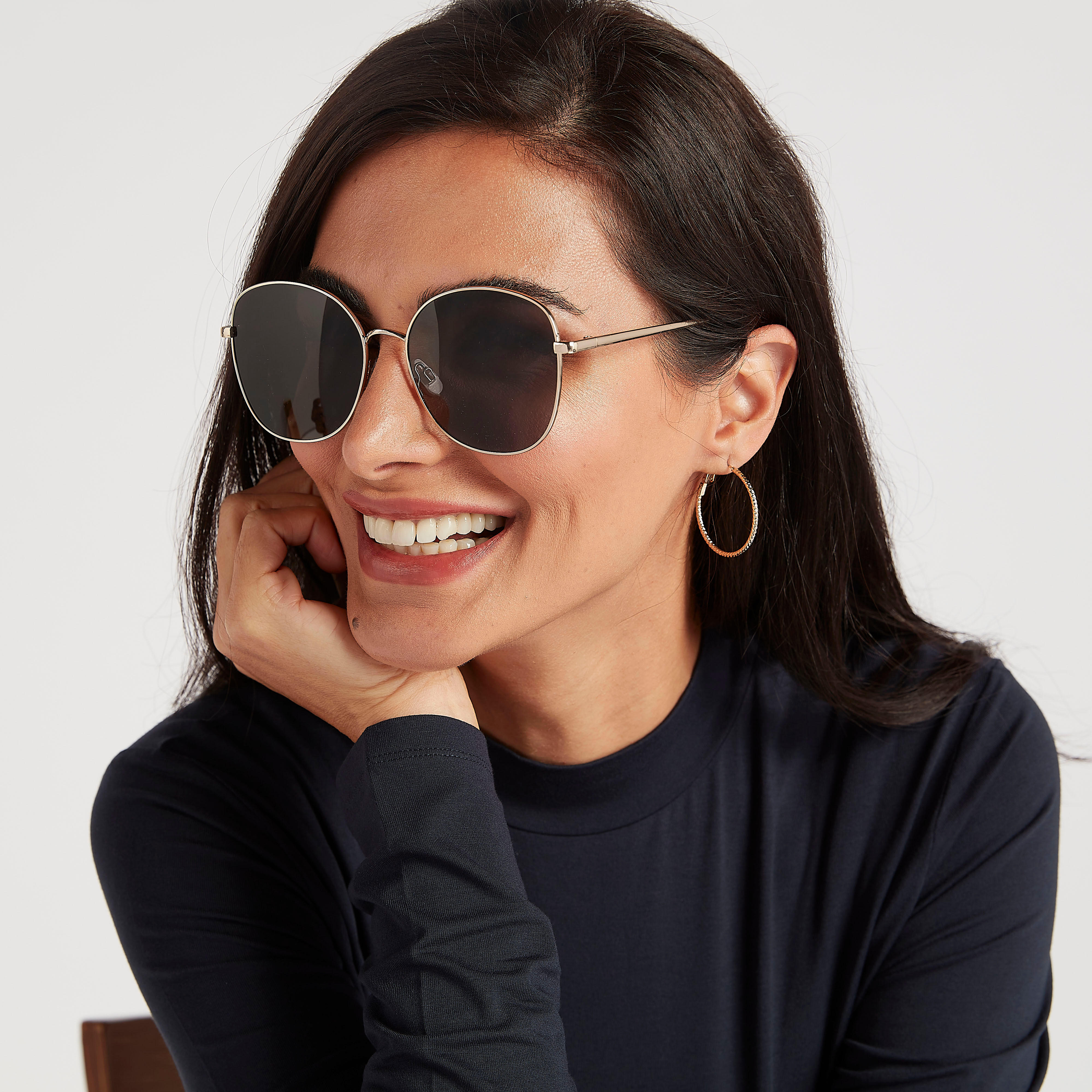 Full Rim Sunglasses with Nose Pads-women-sunglasses-image-2