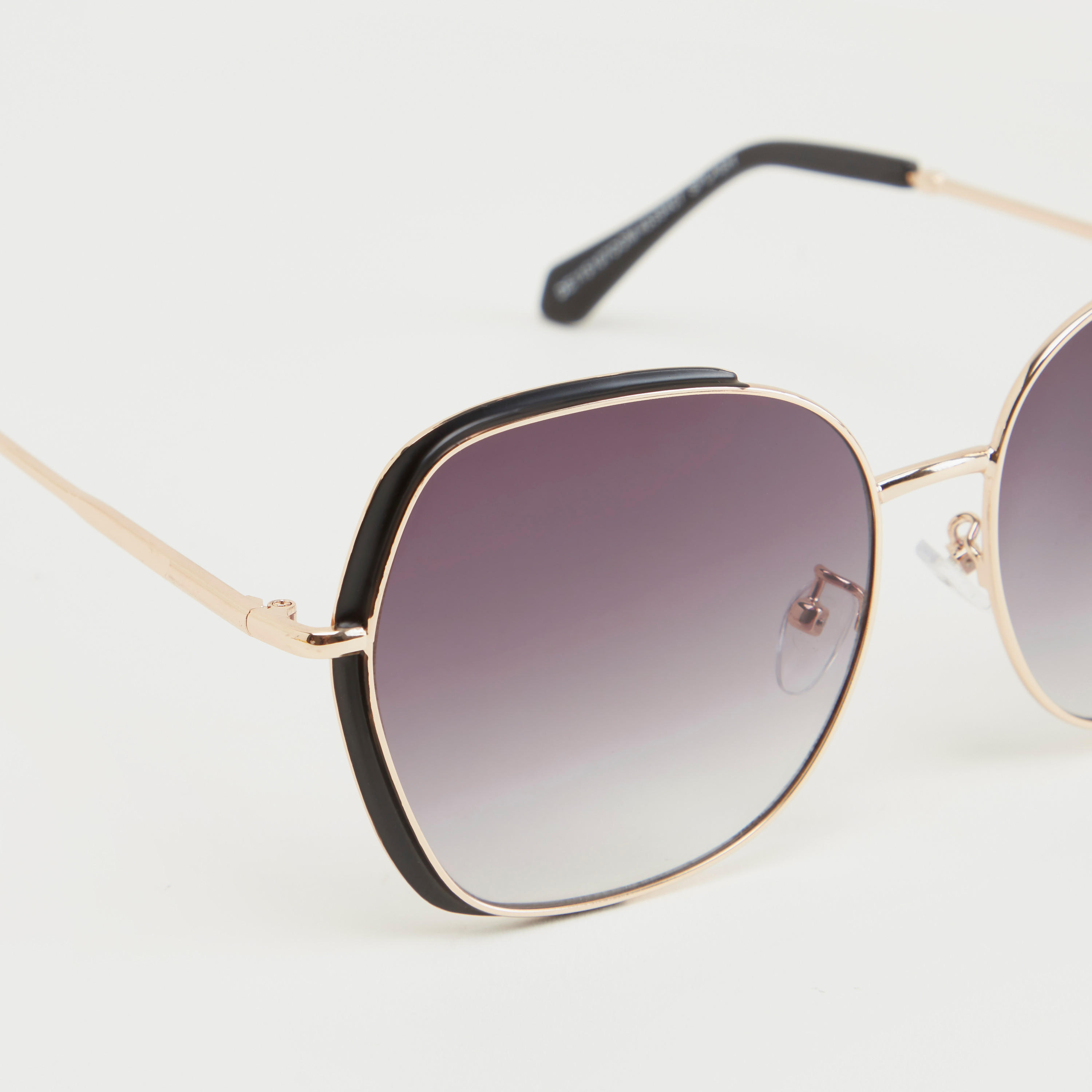 نظّارة شمسية بإطار كامل ووسادات للأنف-women-sunglasses-image-3