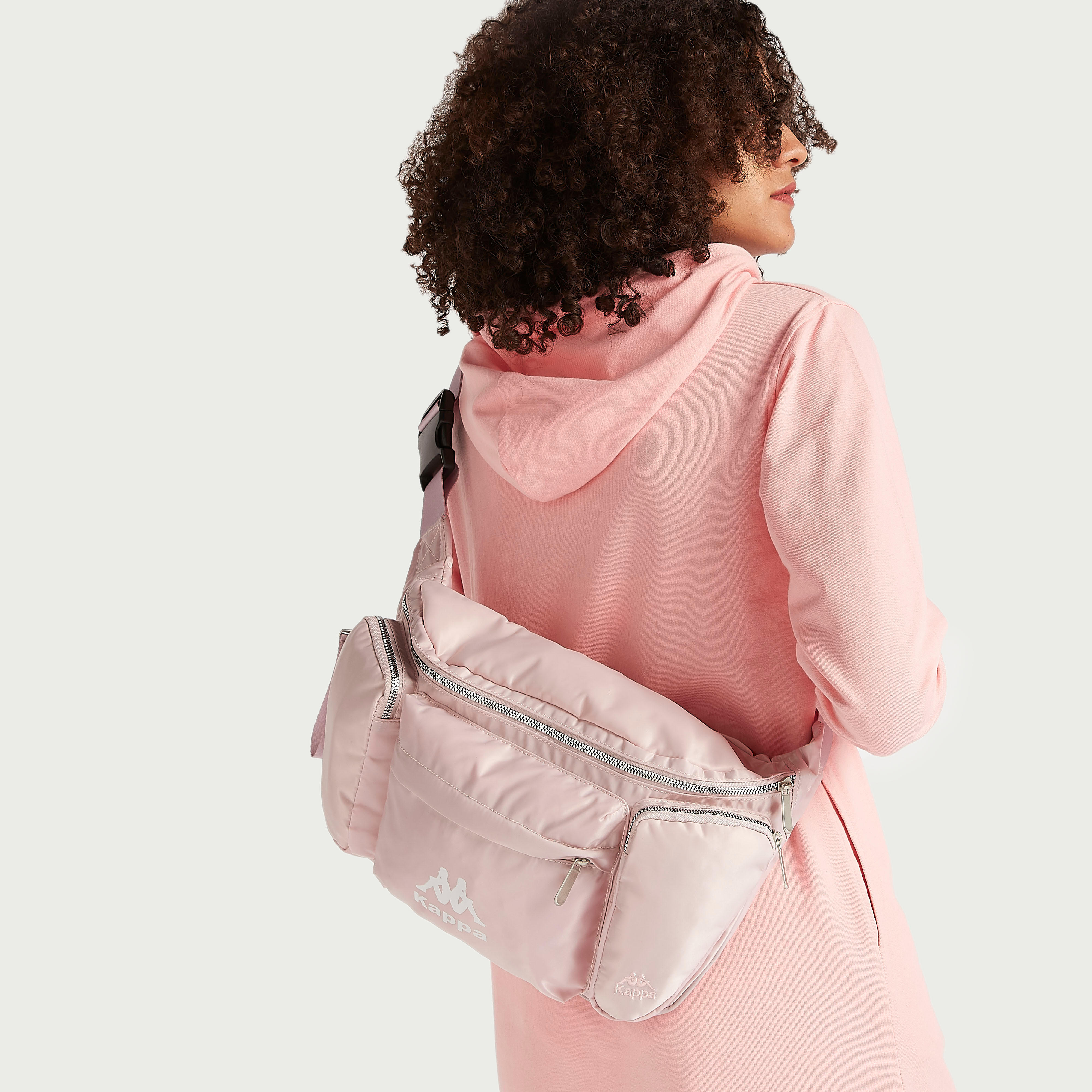 حقيبة خصر سادة بحزام قابل للتعديل وسحاب إغلاق من كابا-women-bagsandwallets-handbags-image-5