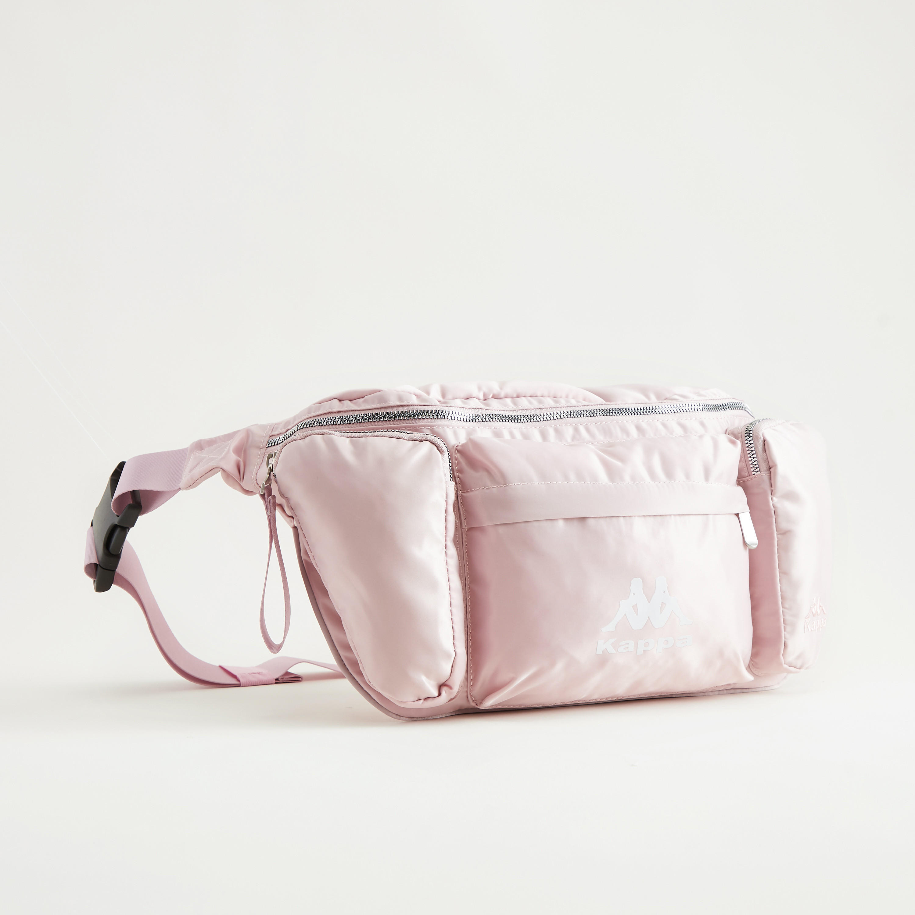 حقيبة خصر سادة بحزام قابل للتعديل وسحاب إغلاق من كابا-women-bagsandwallets-handbags-image-4