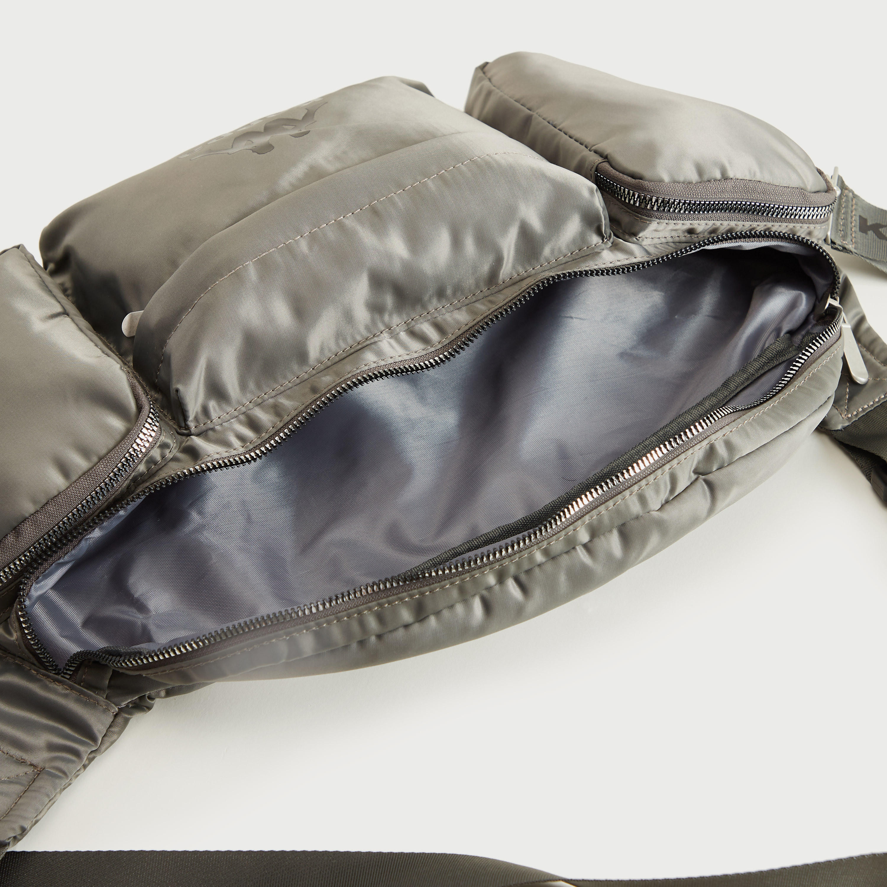 Kappa Solid Waist Bag with Adjustable Strap and Zipper Closure-women-bagsandwallets-handbags-image-6
