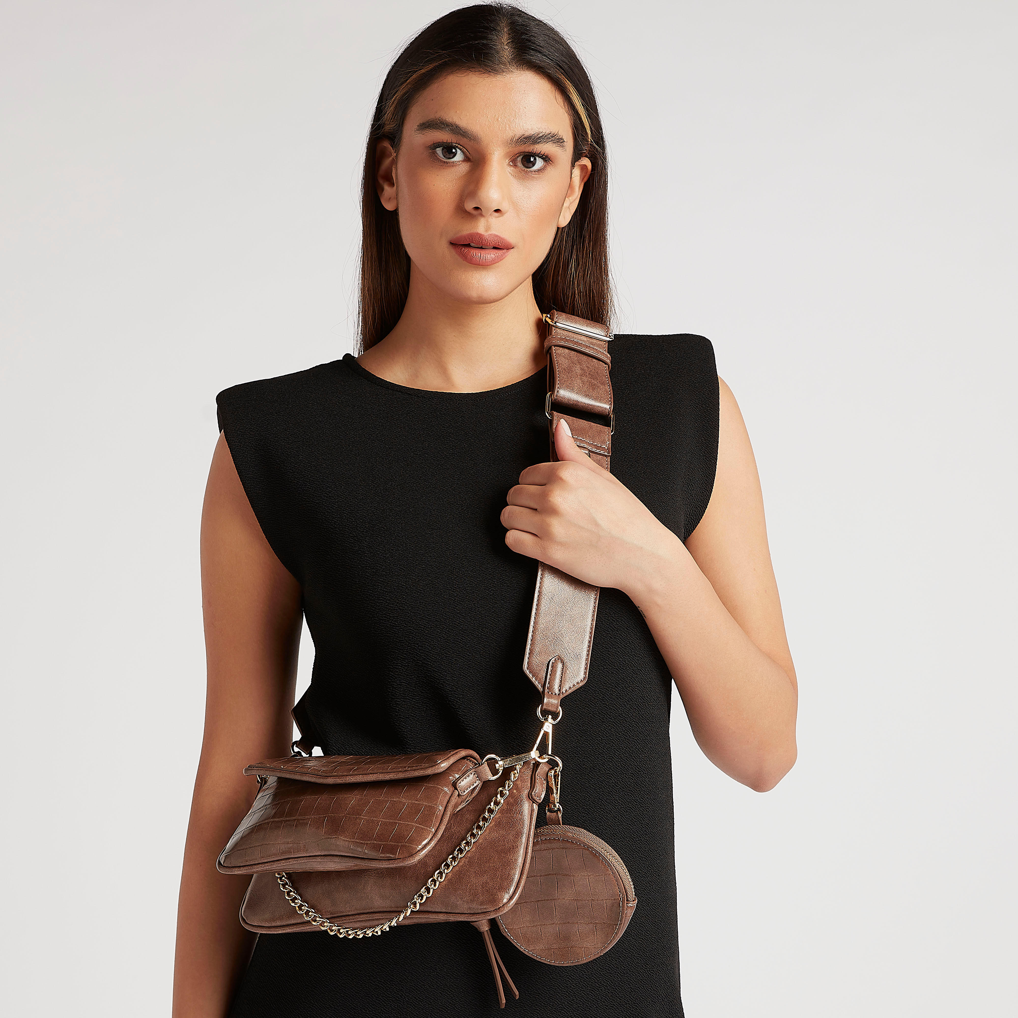 شنطة كروس بودي جلد بارزة الملمس مع شنطة نقود صغيرة قابلة للفصل-women-bagsandwallets-handbags-image-2