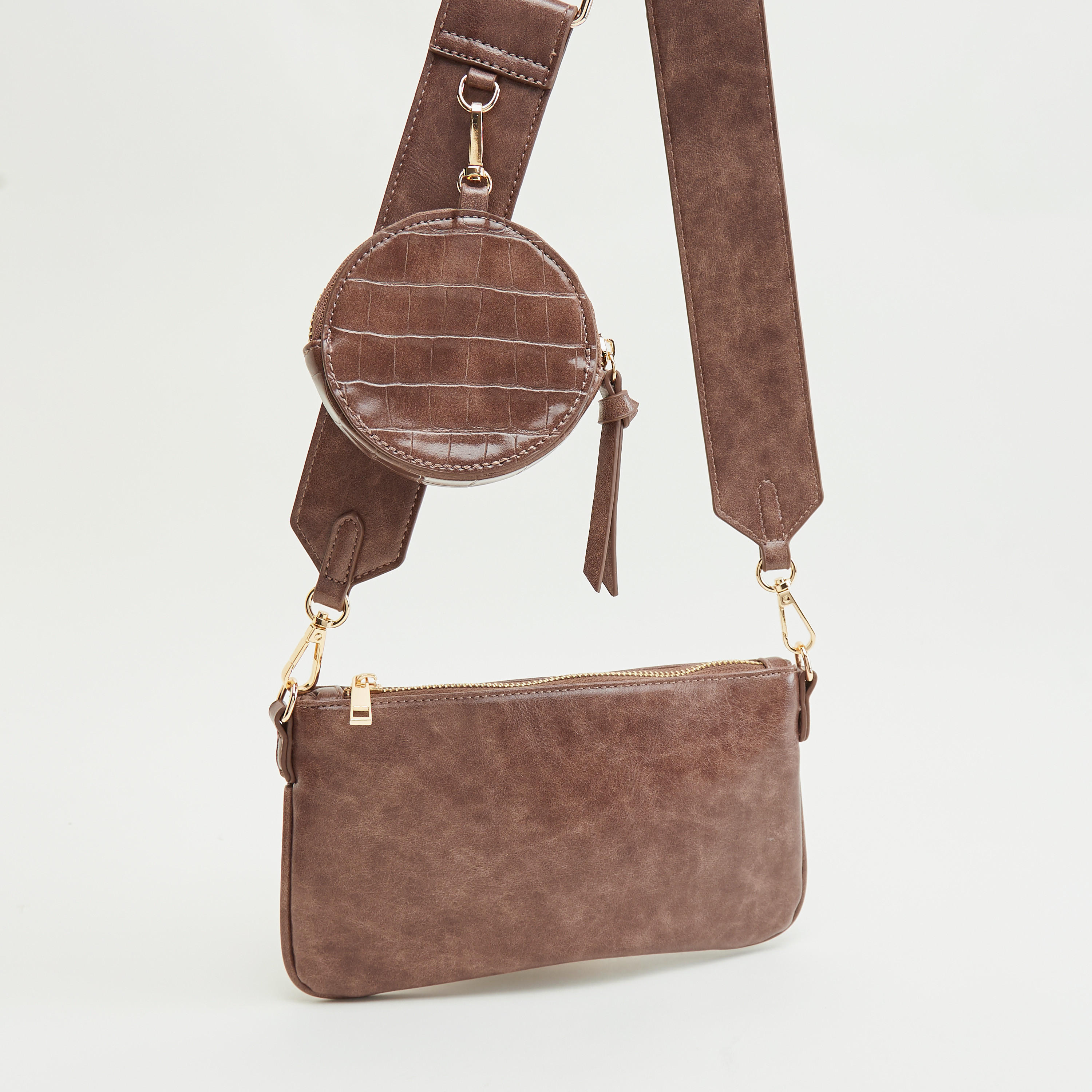 شنطة كروس بودي جلد بارزة الملمس مع شنطة نقود صغيرة قابلة للفصل-women-bagsandwallets-handbags-image-3