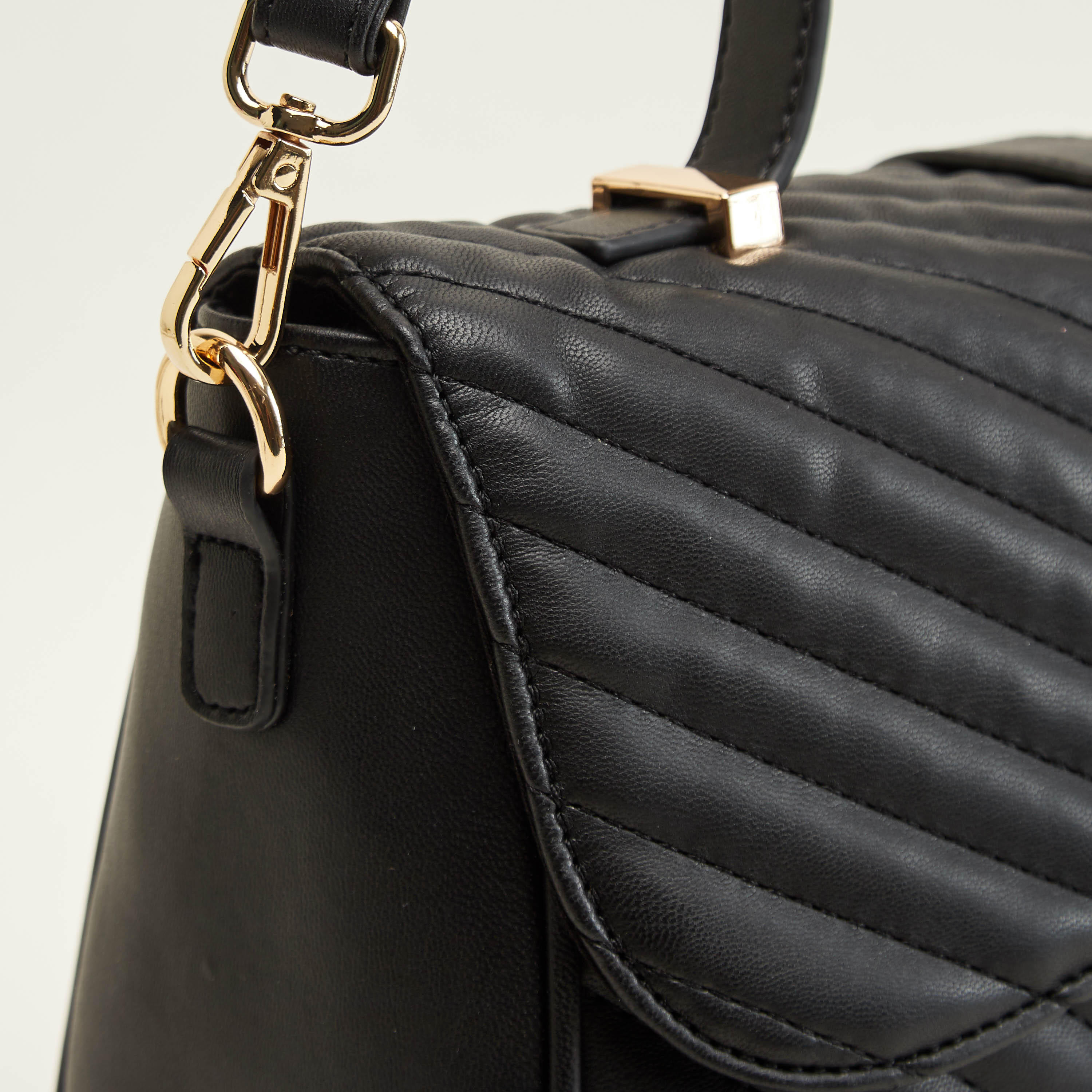 شنطة كروس بودي مبطّنة برز إغلاق مغناطيسي وحزام قابل للتعديل-women-bagsandwallets-handbags-image-4