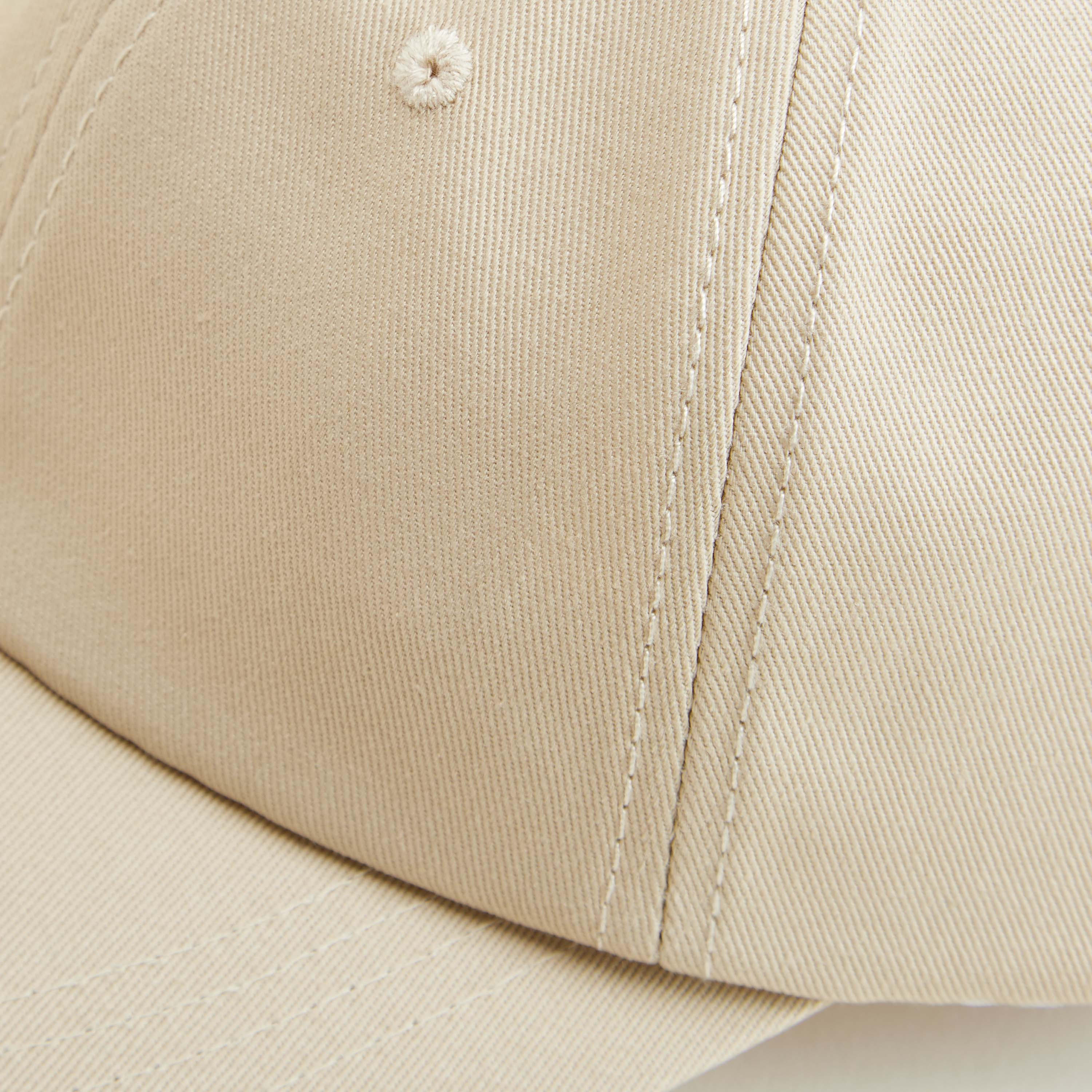 Solid Cap with Buckled Strap Closure-women-clothingaccessories-capsandhats-image-3